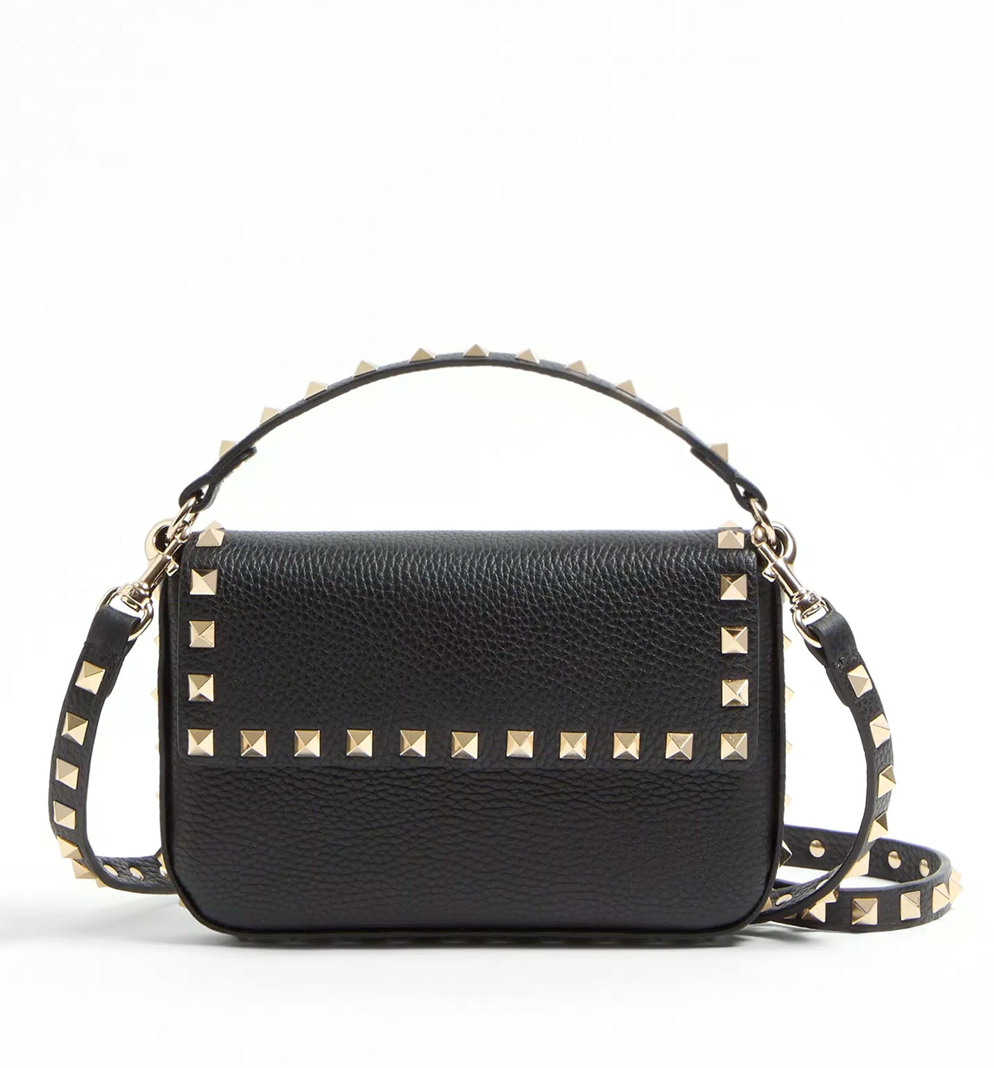 Rockstud Leather Mini Bag