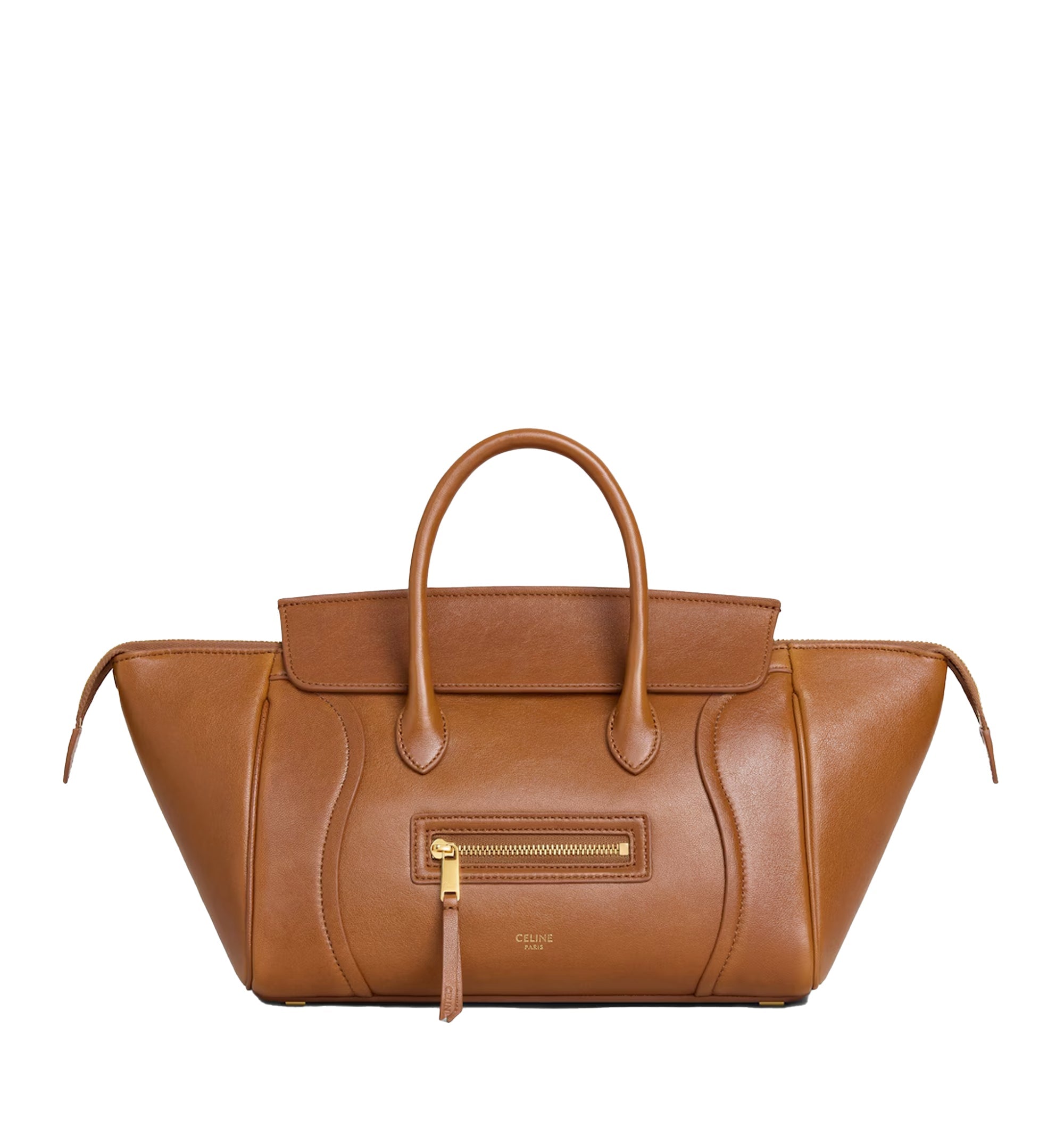 Little Luggage in Supple Shiny Lambskin