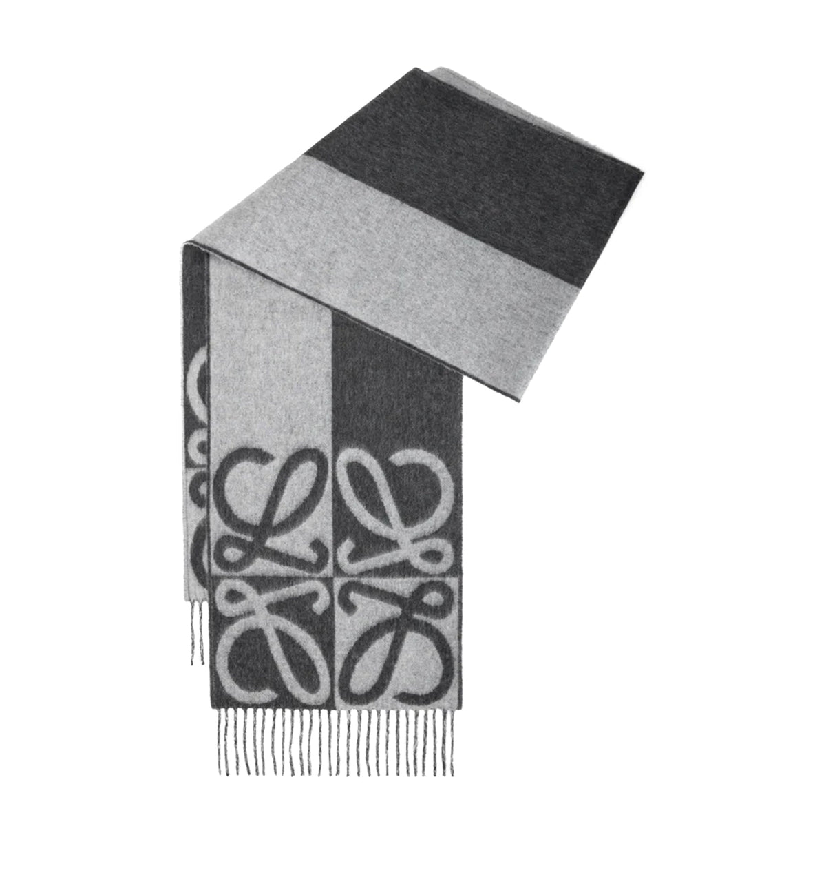 Scarf in wool and cashmere