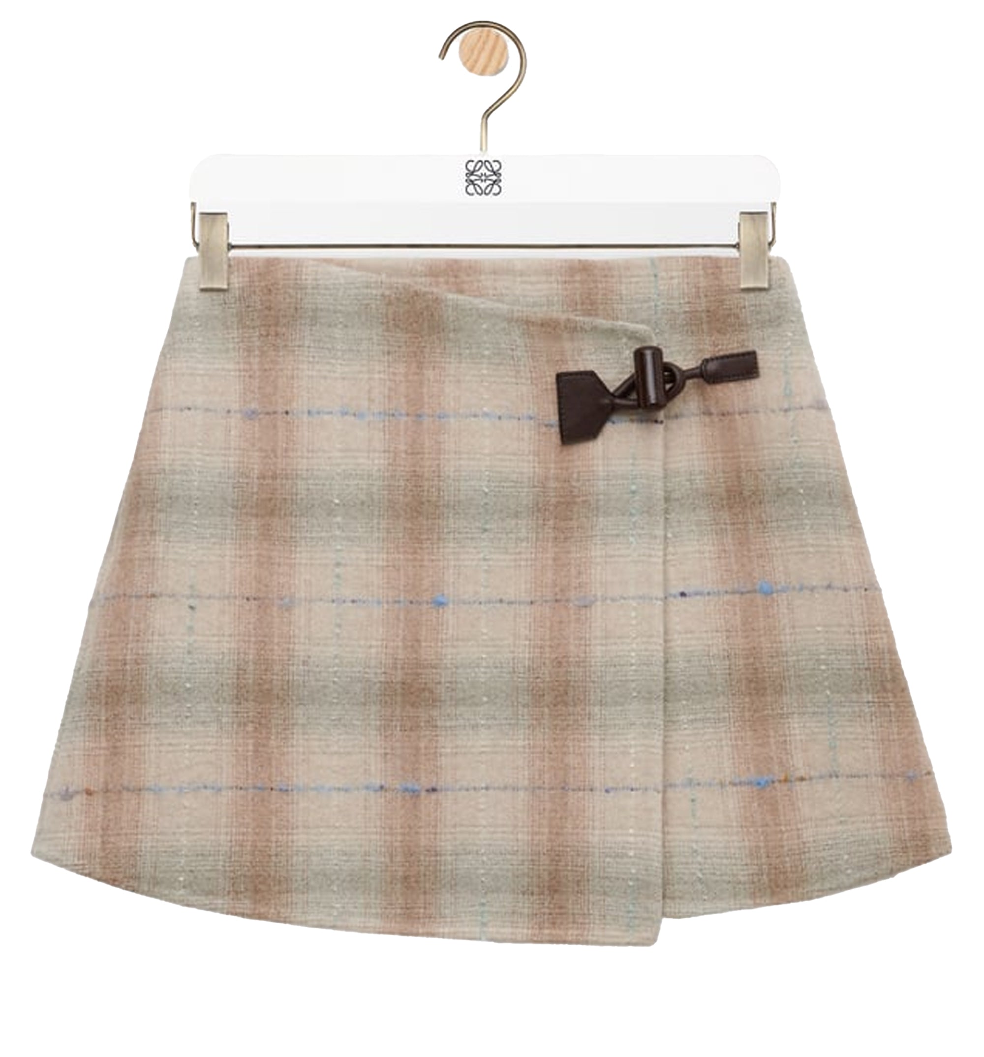 Mini Skirt In Wool And Cashmere Blend