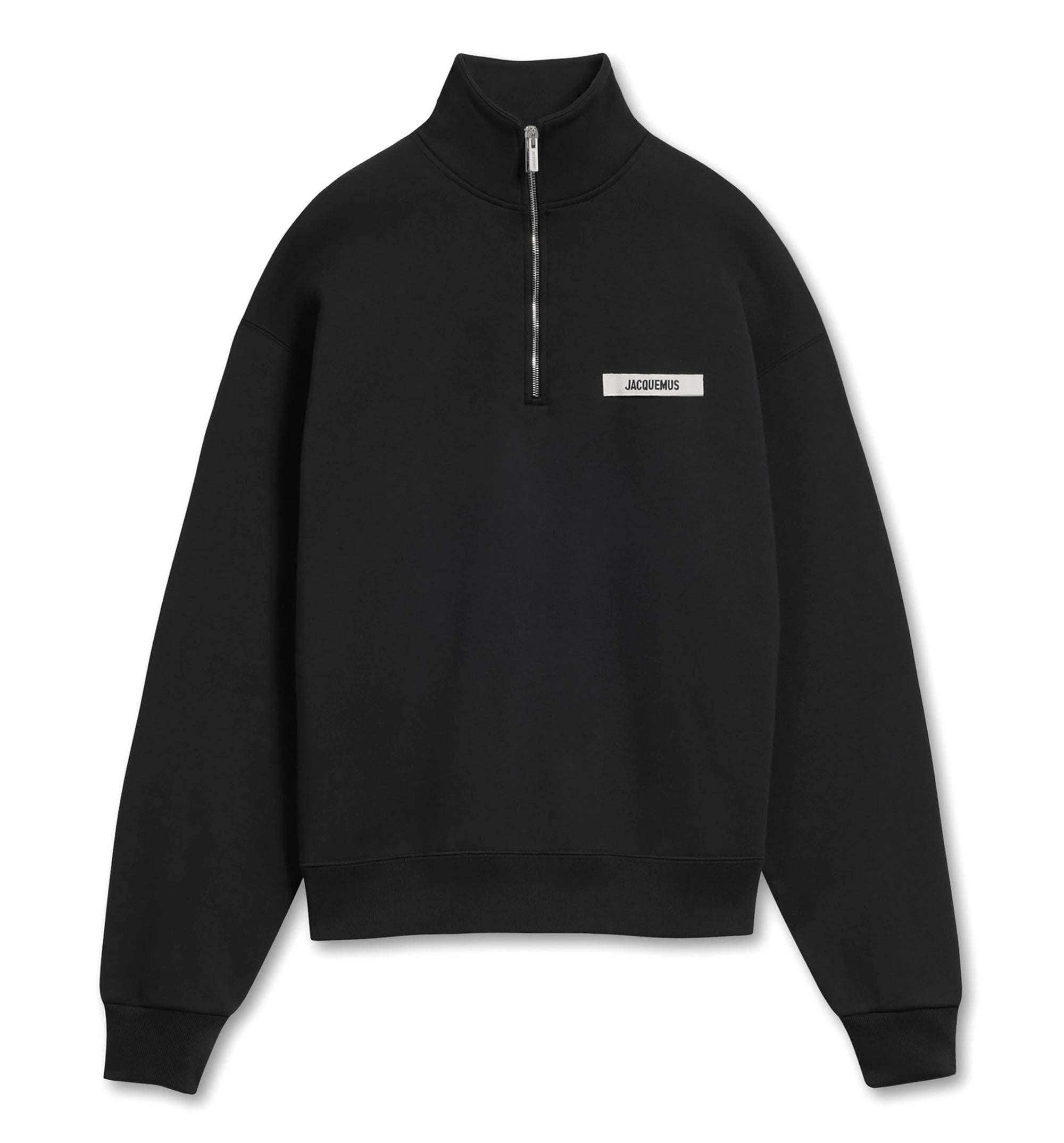 The Gros Grain zipped-rollneck sweatshirt