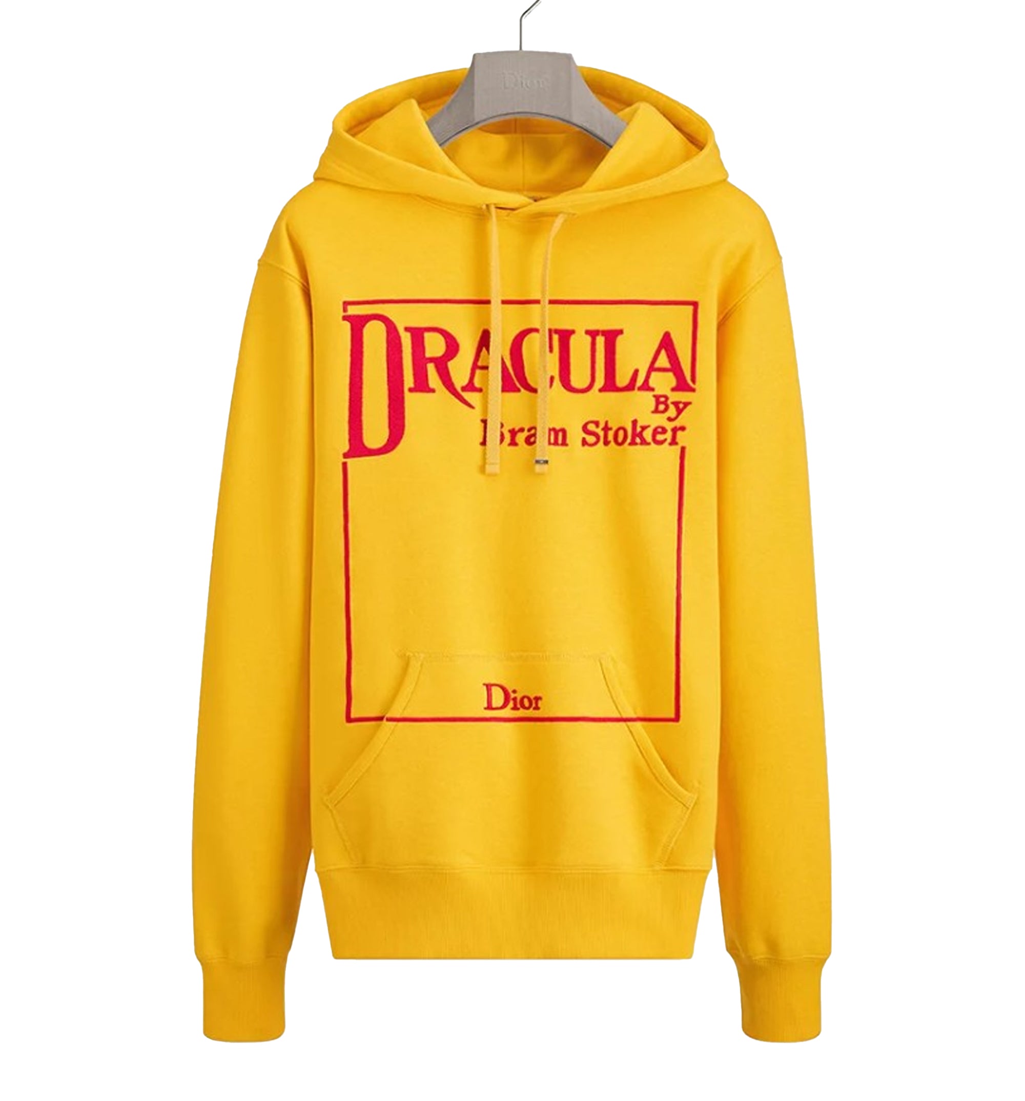 Hooded Sweatshirt with Book Cover Embroidery