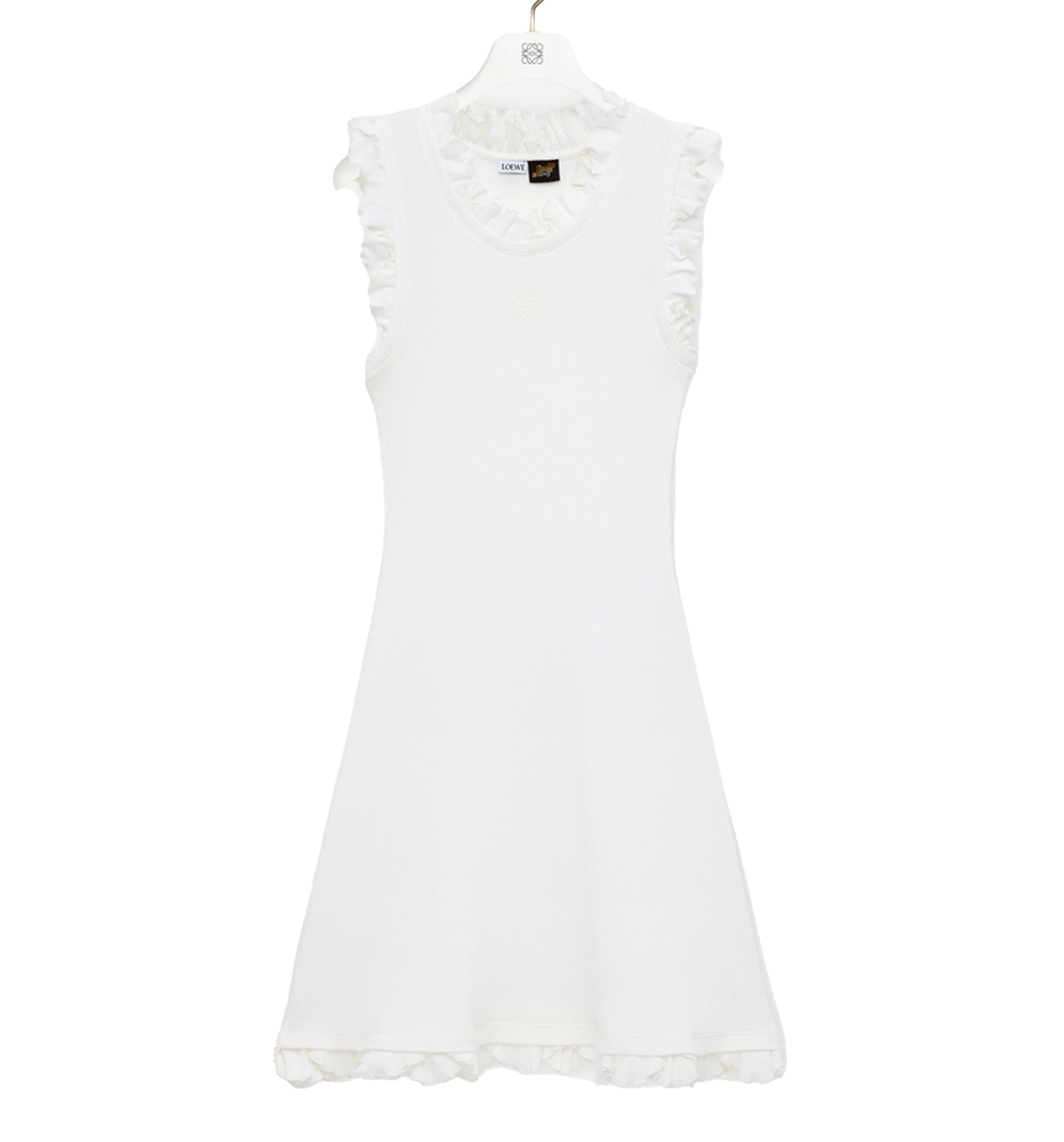 Tank dress in stretch cotton