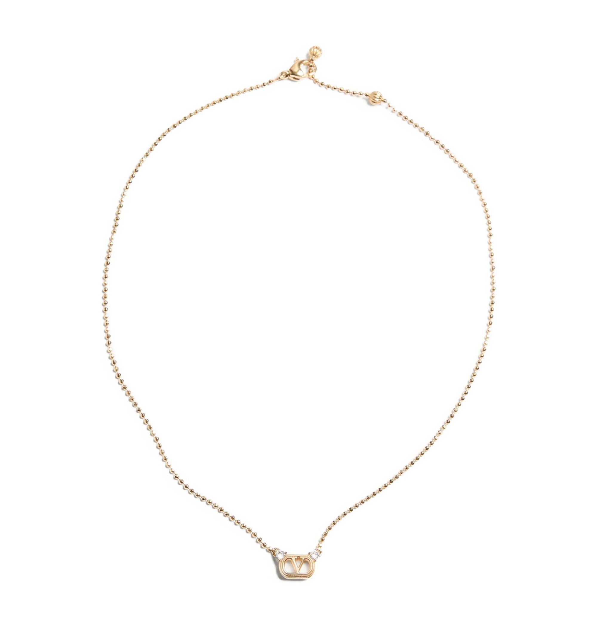Ovalette Necklace In Metal And Swarovski® Crystals