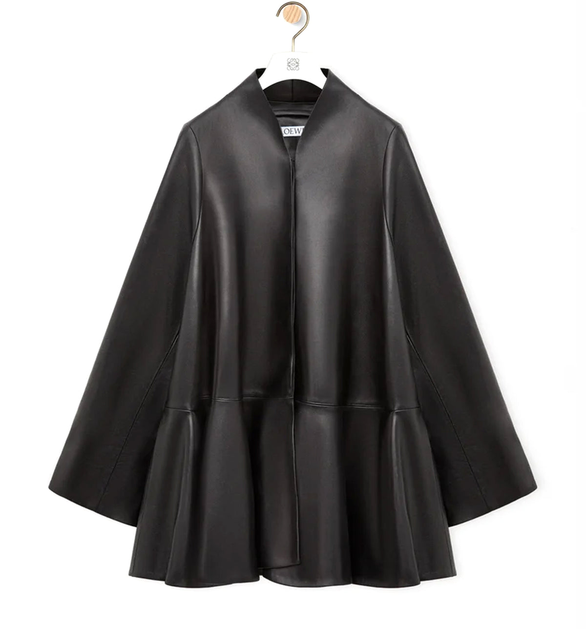 Short coat in nappa lambskin