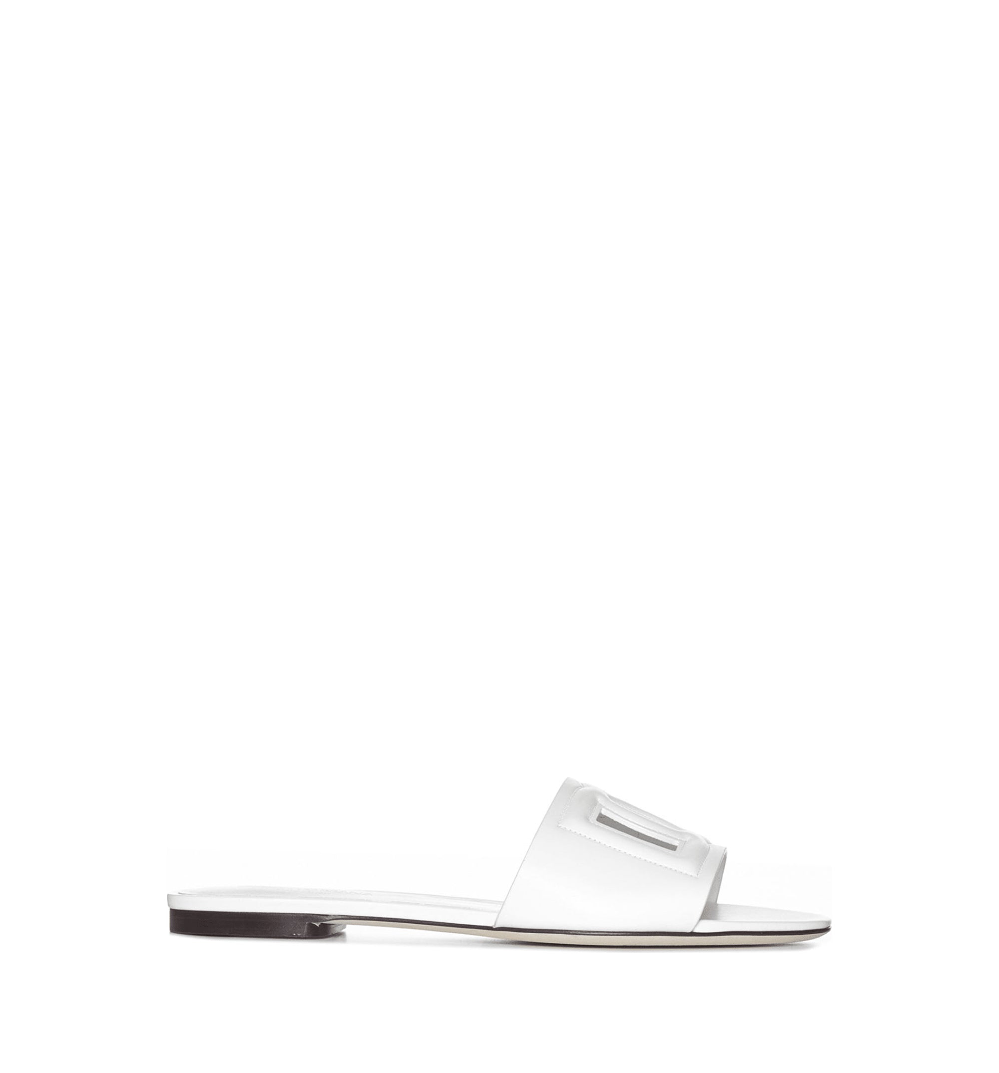 Calfskin Slides With DG Logo