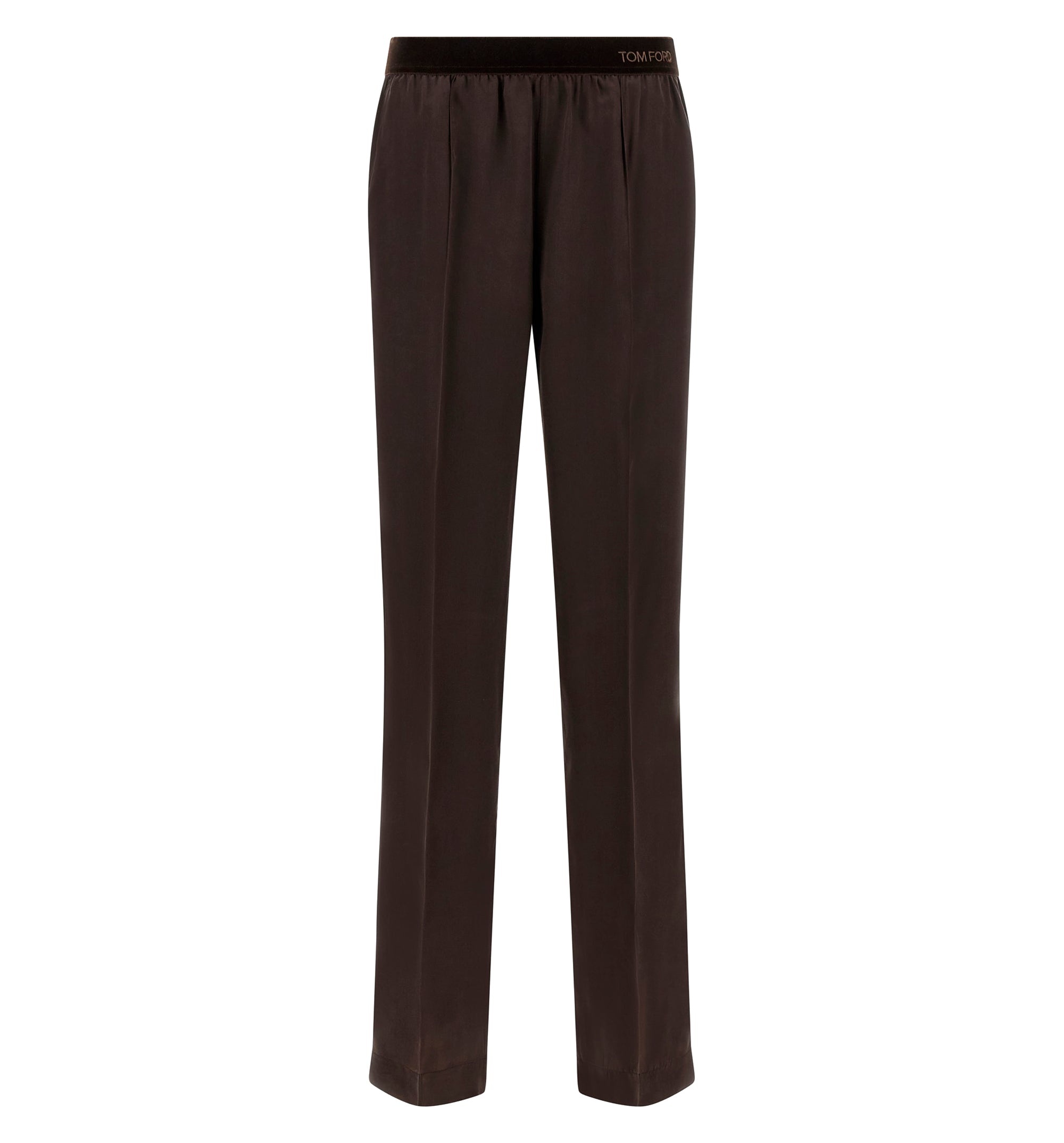 Stretch Silk Satin Pj Pants