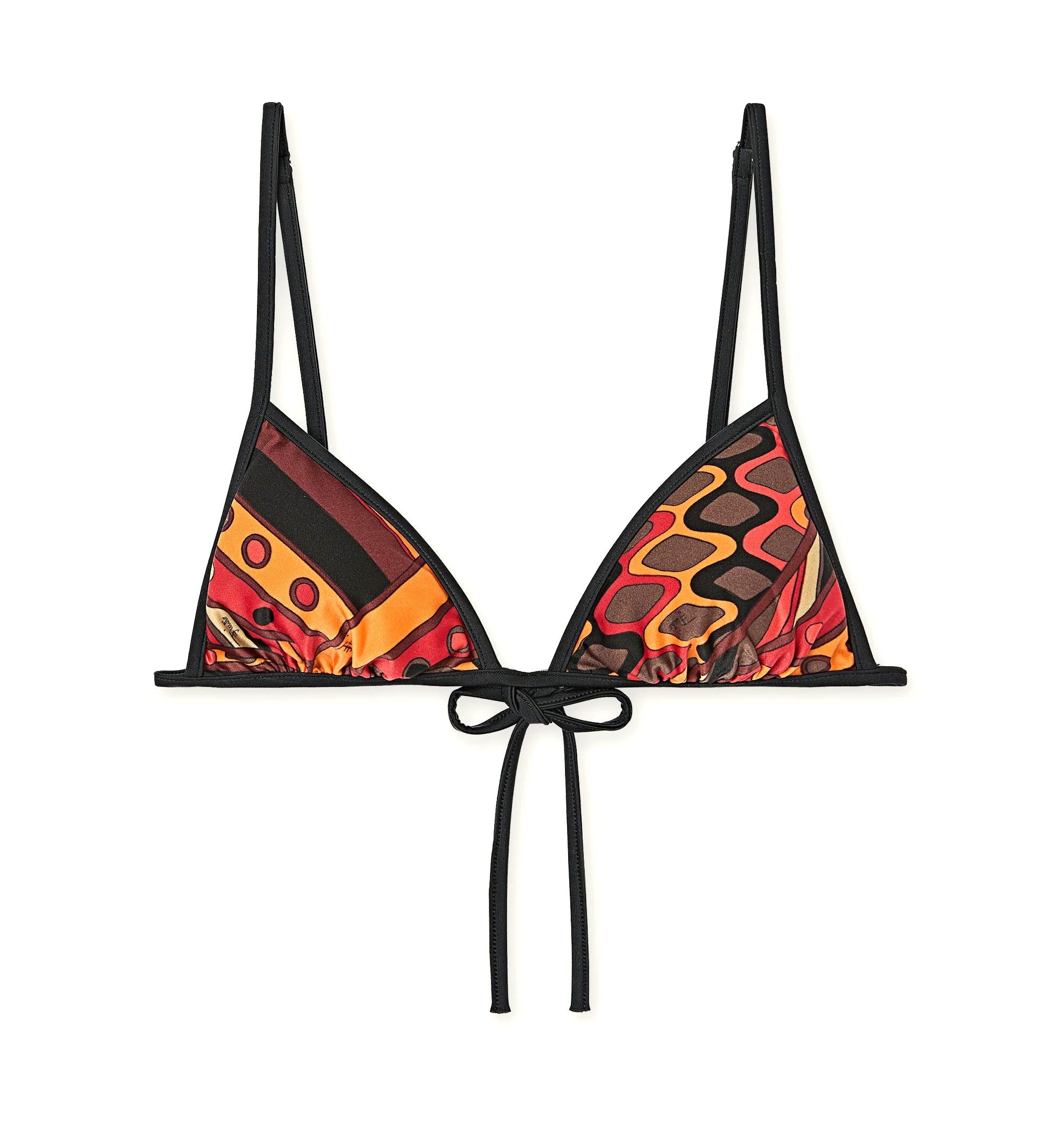Vivara Print Triangle Bikini Top