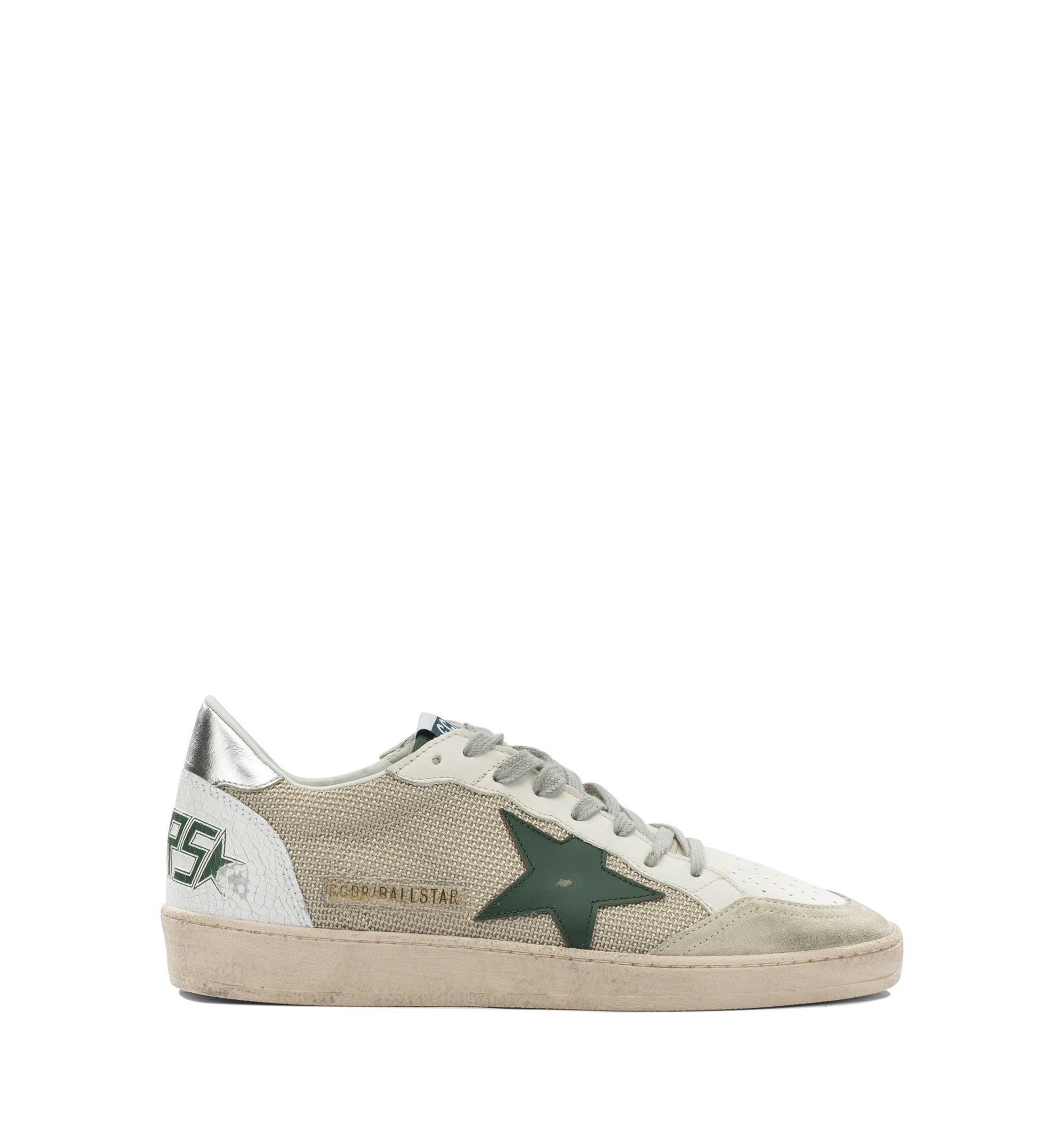 Men’s Ball Star Sneakers With Mesh and Leather