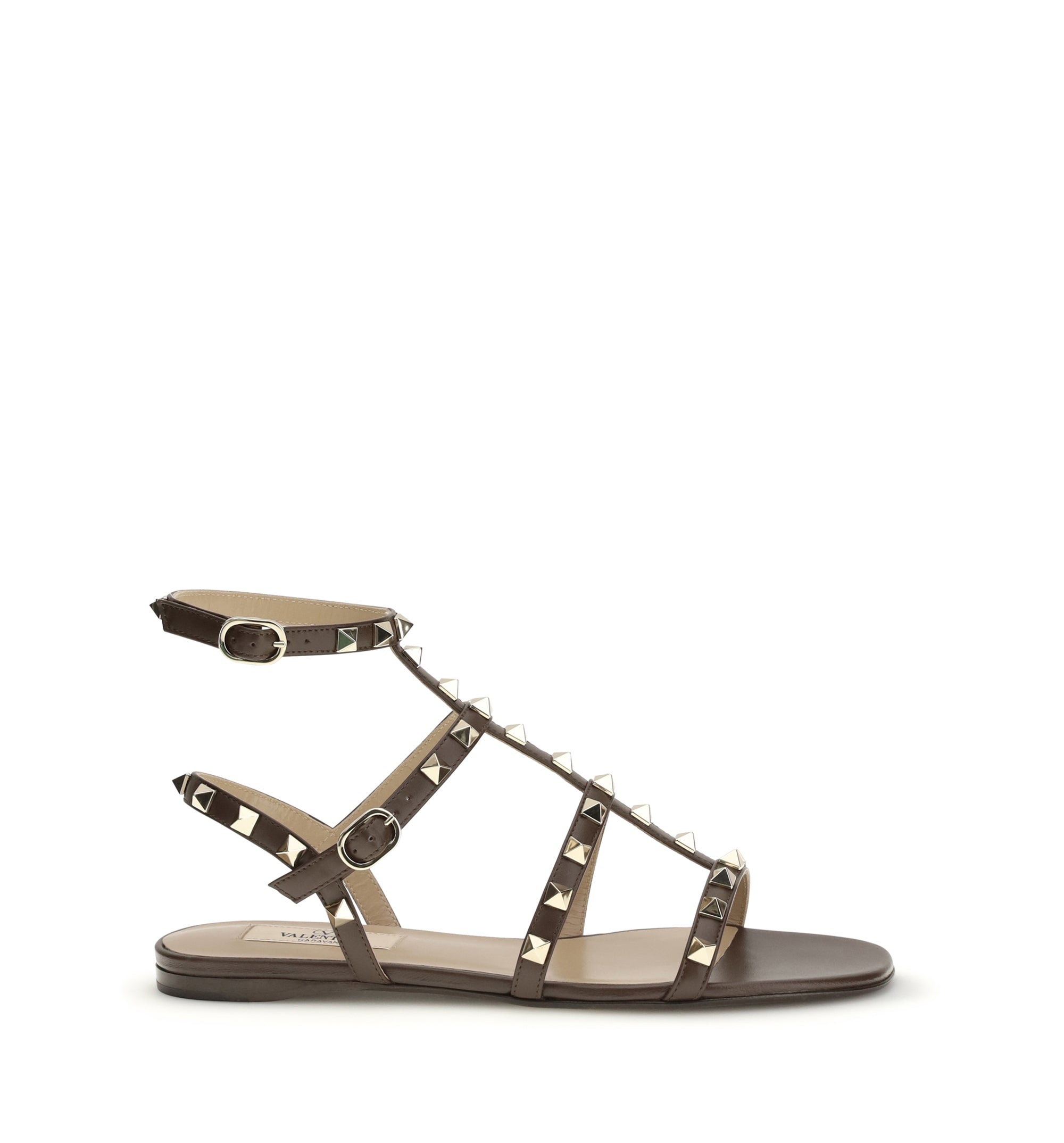 Rockstud Open Toe Flat Sandals