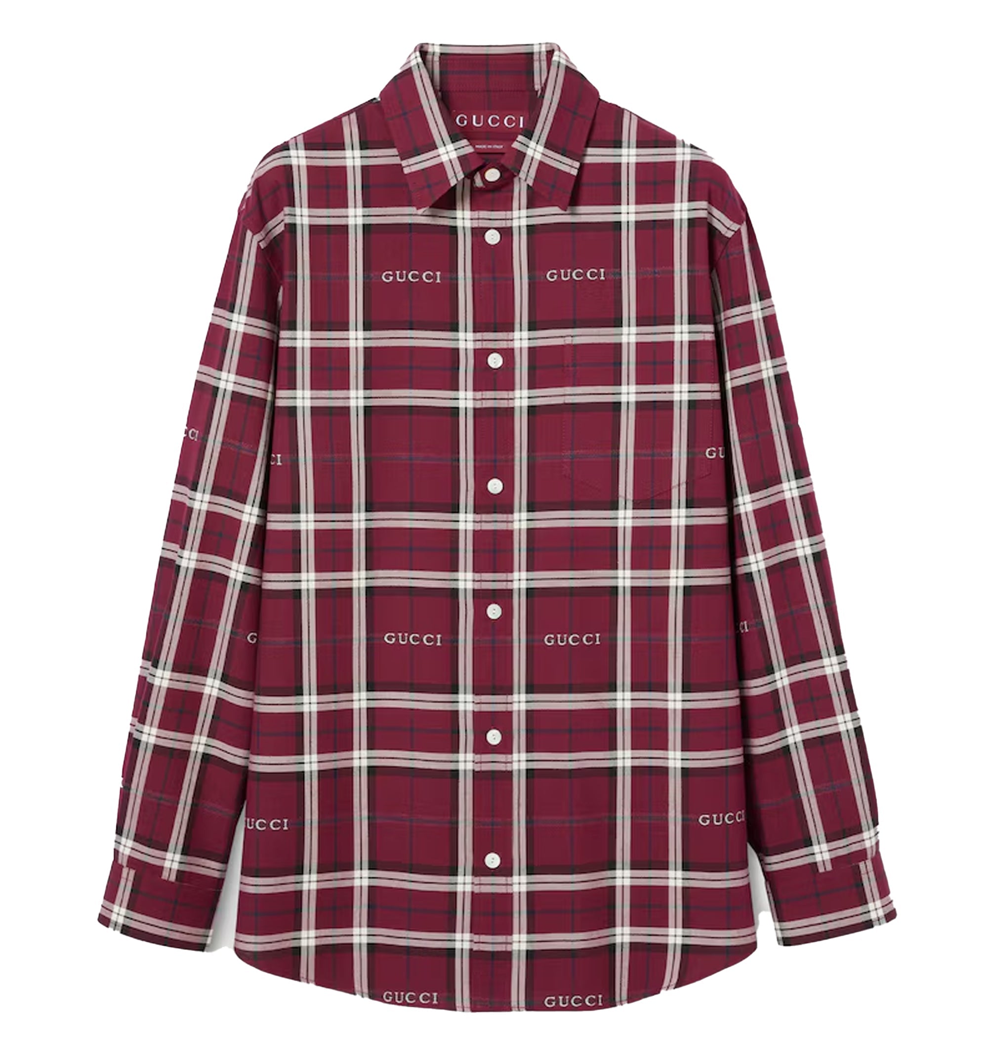 Tartan Cotton Jacquard Shirt