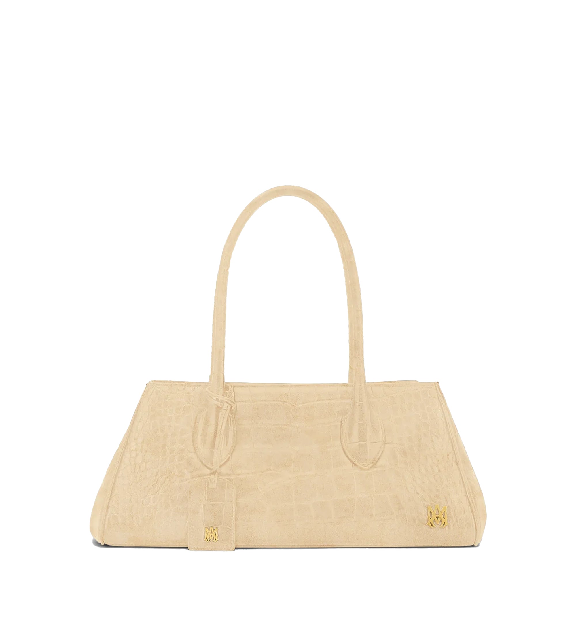 Suede Croc Honey 40 Shoulder Bag