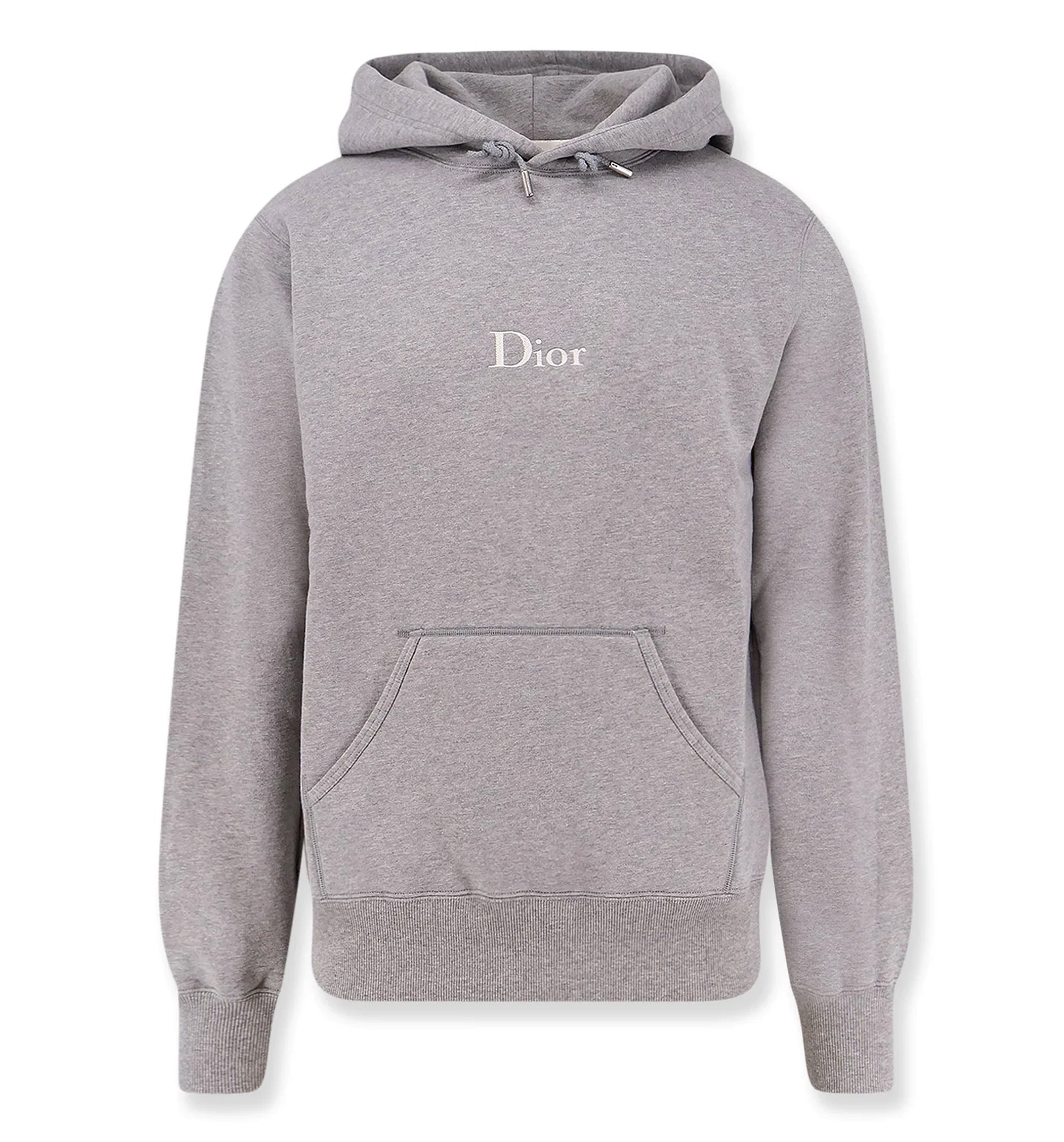 Hooded Sweatshirt with Dior Embroidery, Relaxed Fit