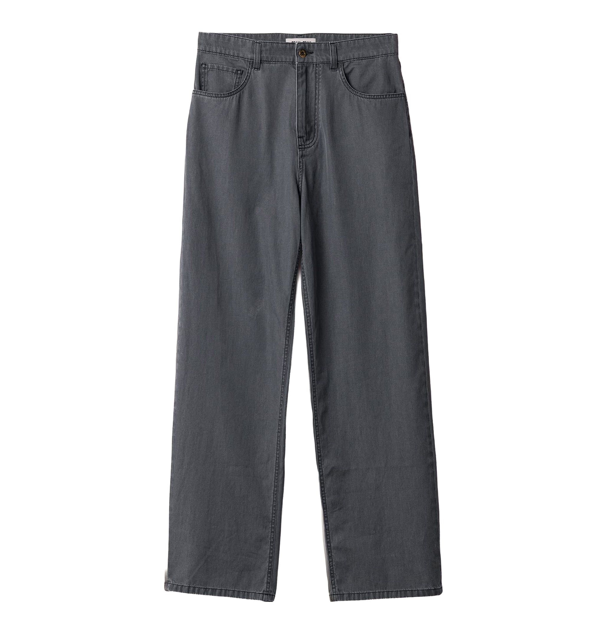 Five-Pocket Chambray Jeans