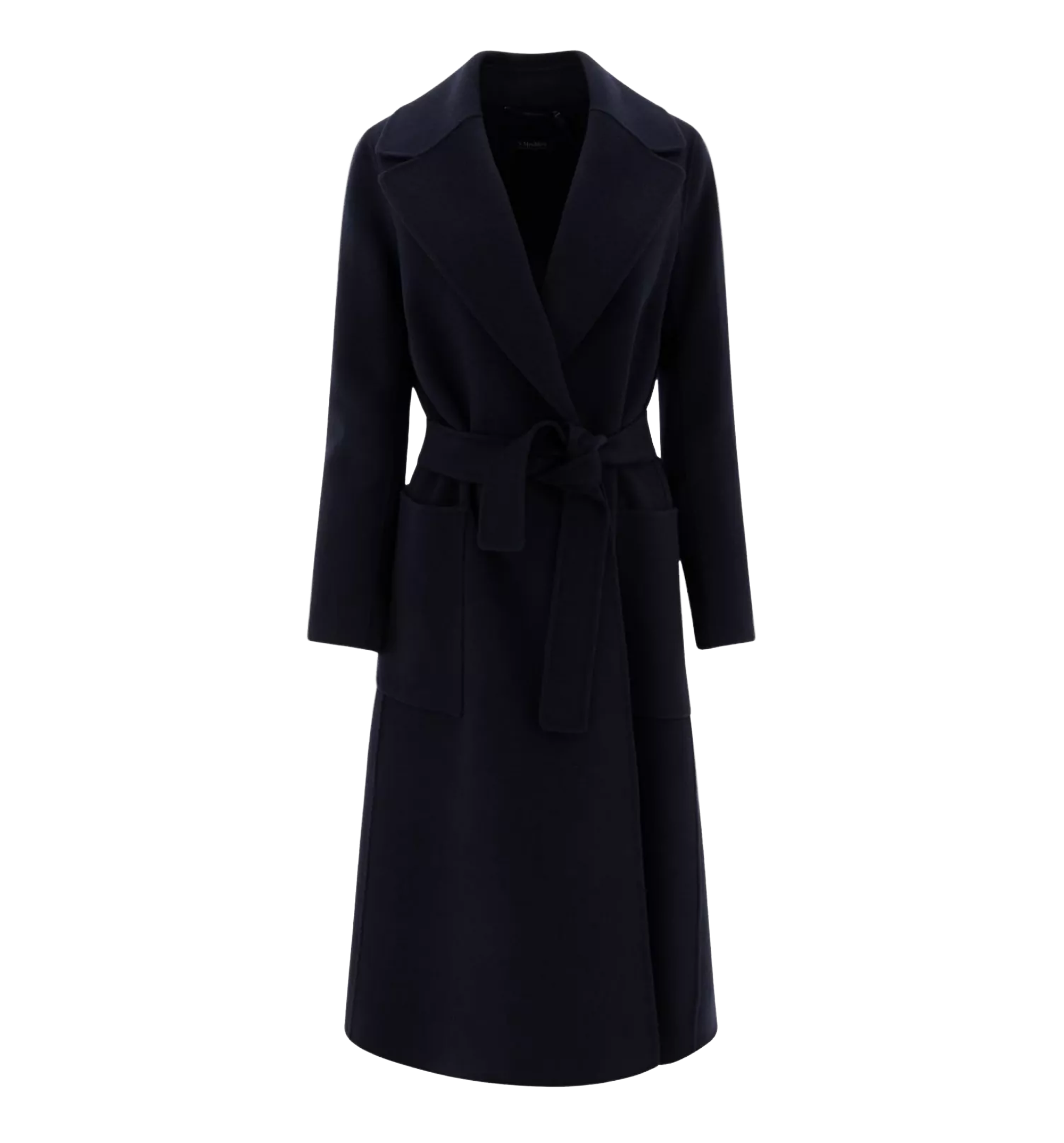Poldo Wool Coat - Navy