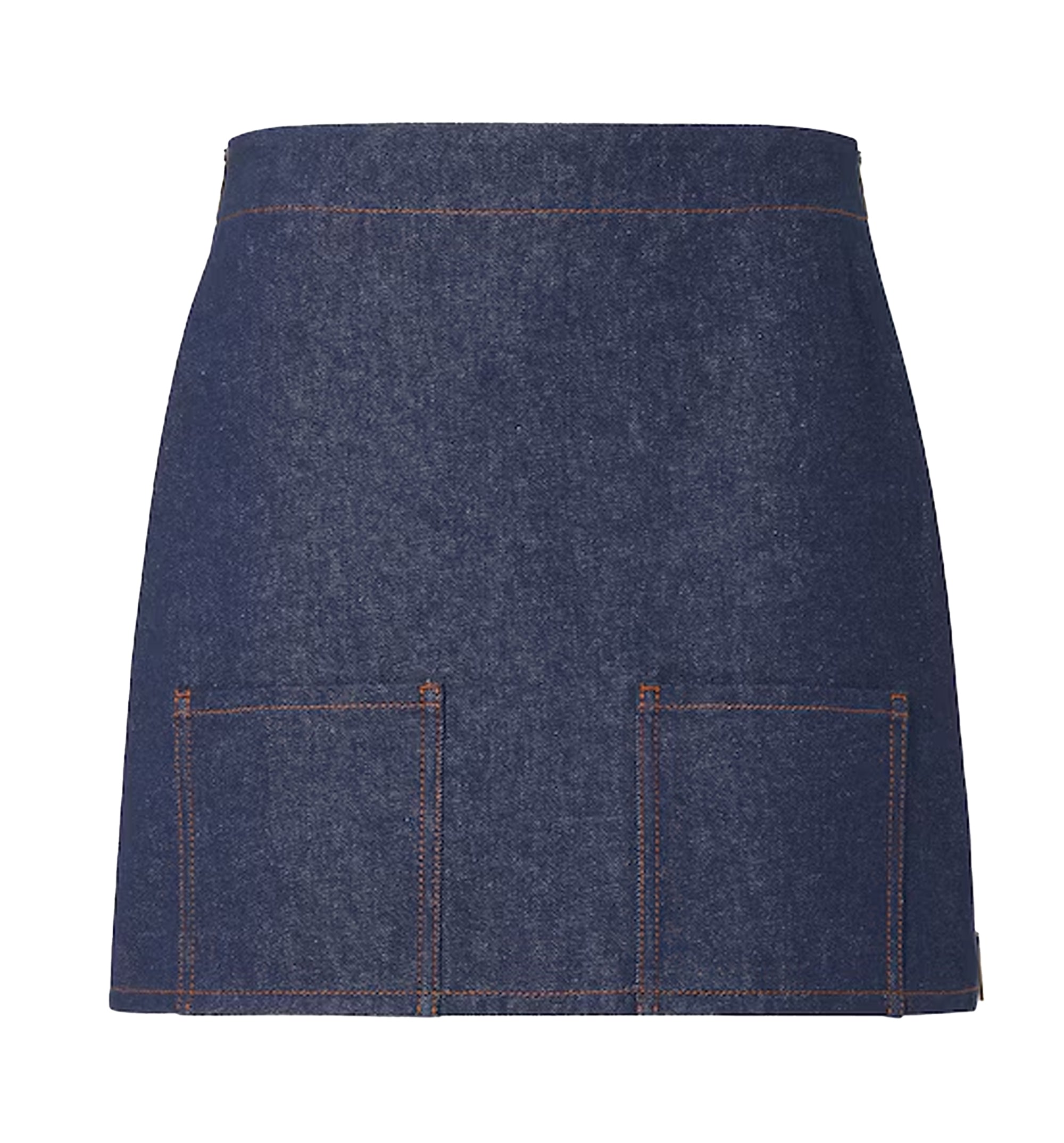 Denim High-Rise Mini Skirt