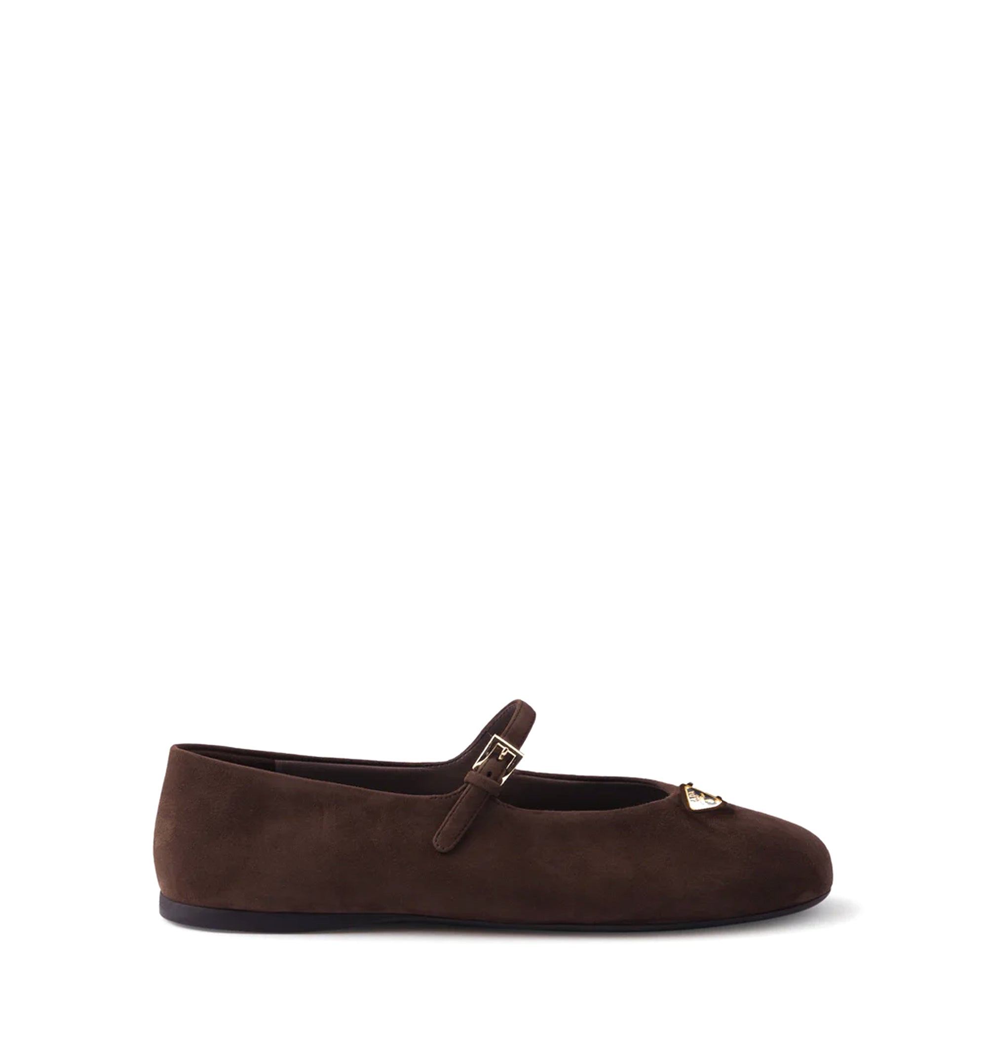 Suede ballerinas