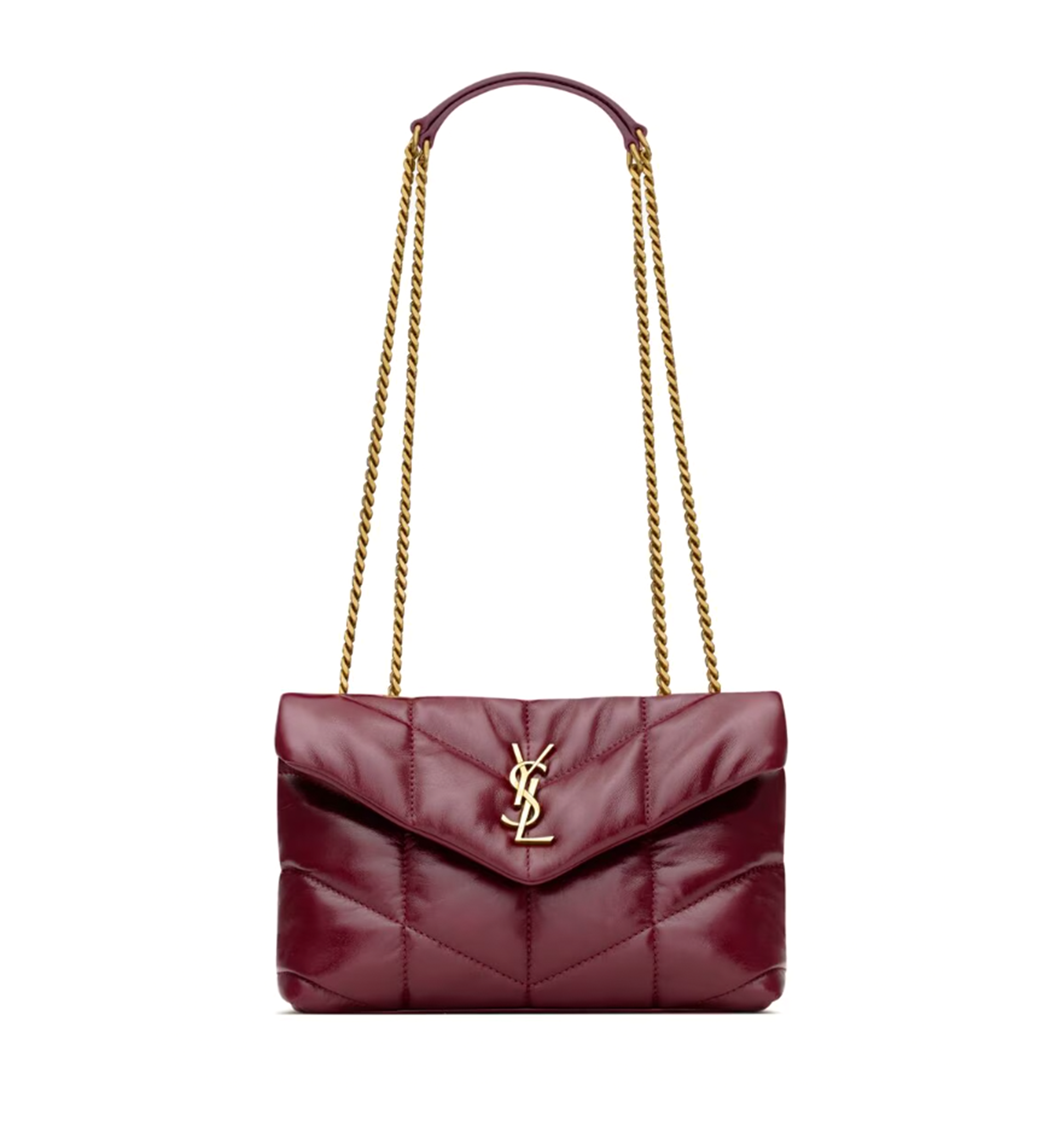 Toy Puffer in Shiny Leather