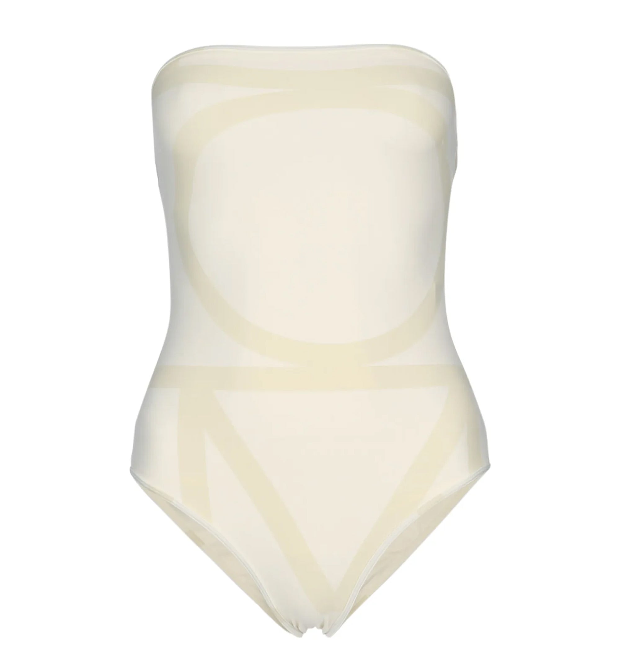 Monogram Strapless Swimsuit