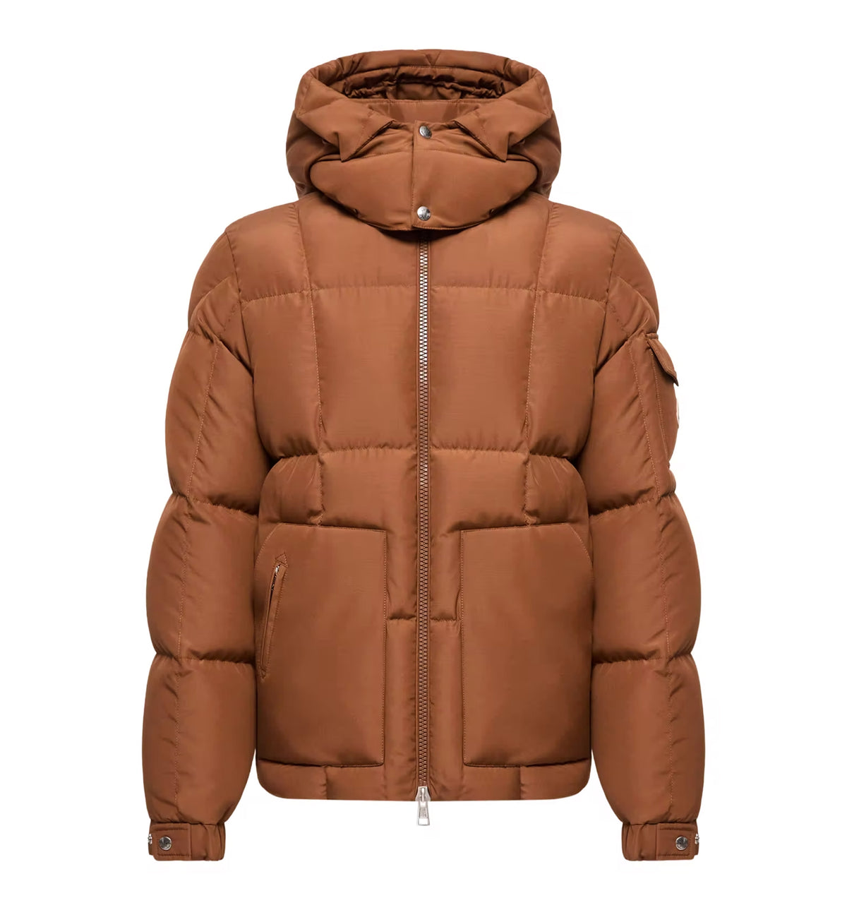Dravenis Hooded Mid-Length Down Jacket