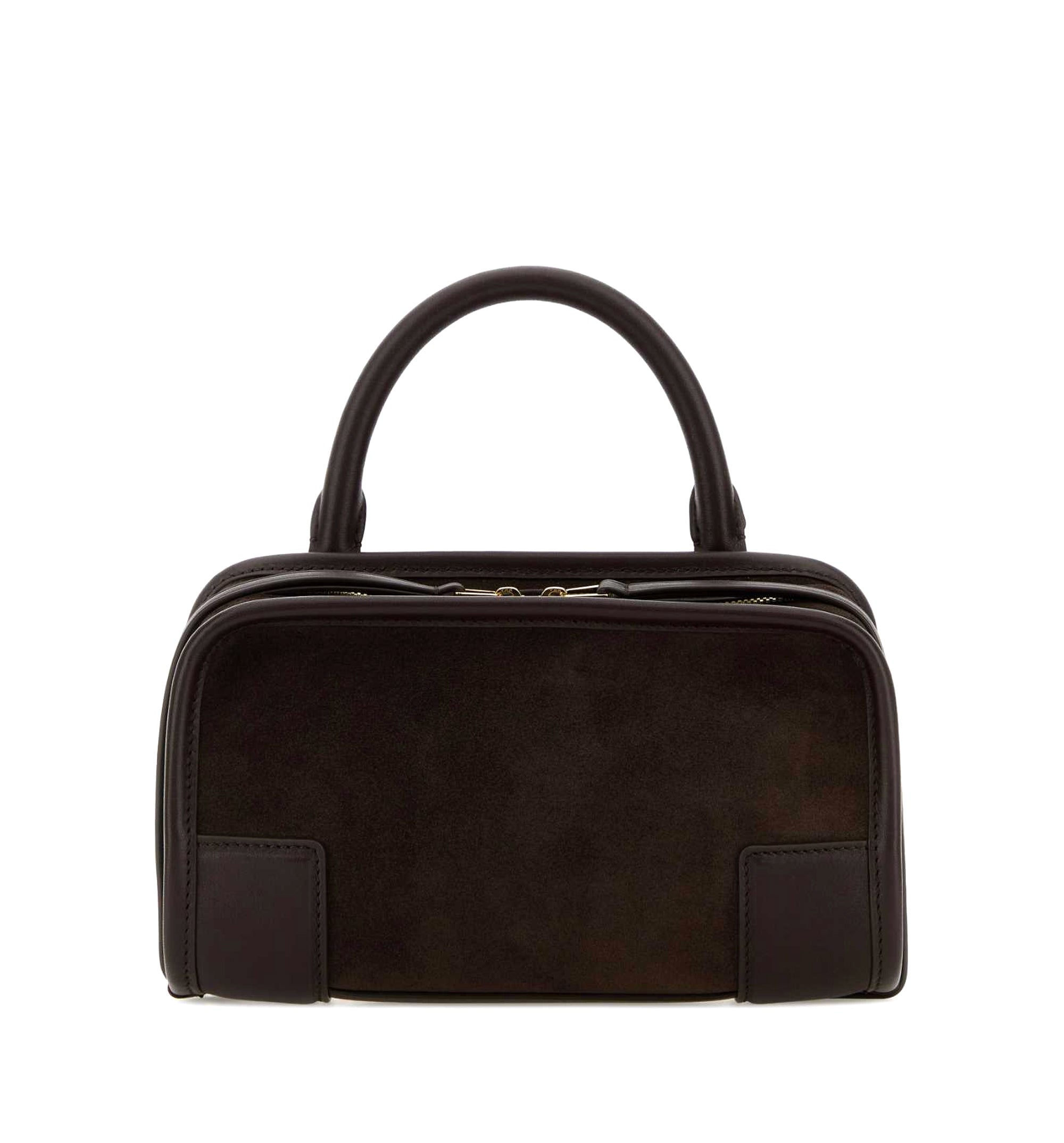 Mini Amazona 180 bag in suede Brown