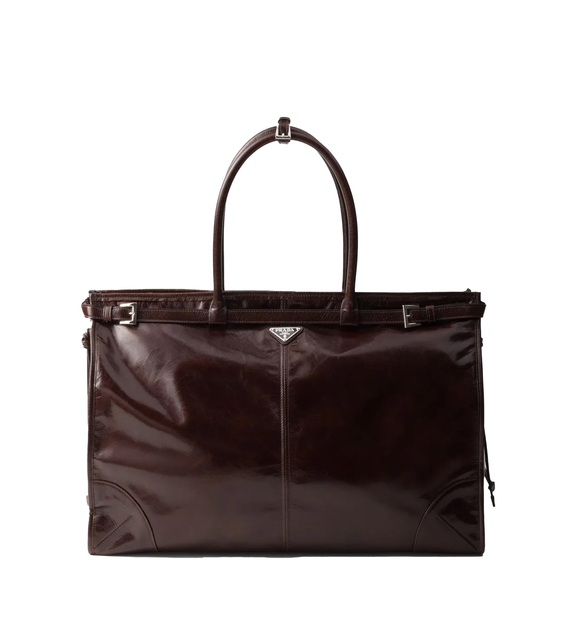 Prada Bonnie Leather Tote Bag