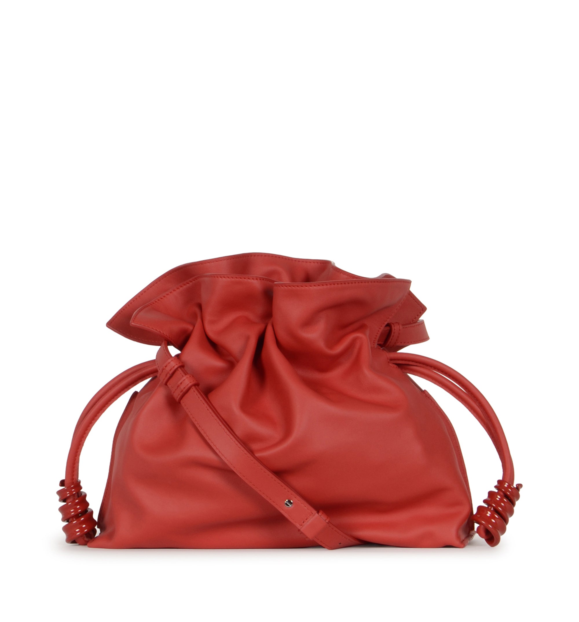 Medium Coil Flamenco Clutch In Nappa Calfskin