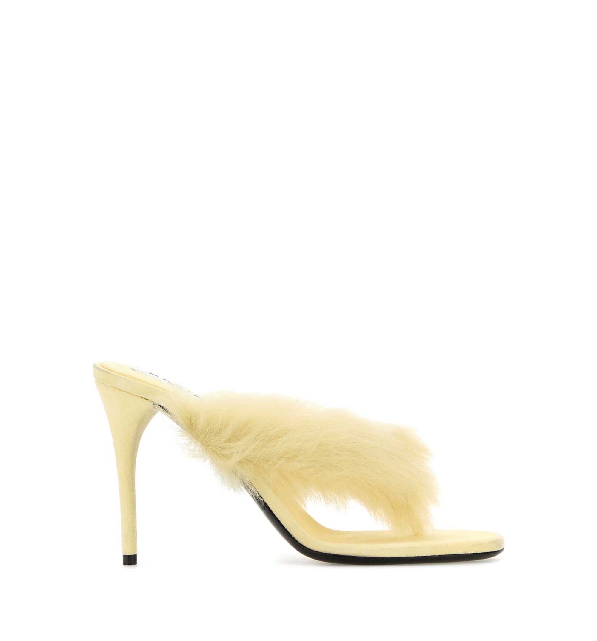 Heel Thong Mules In Lambskin