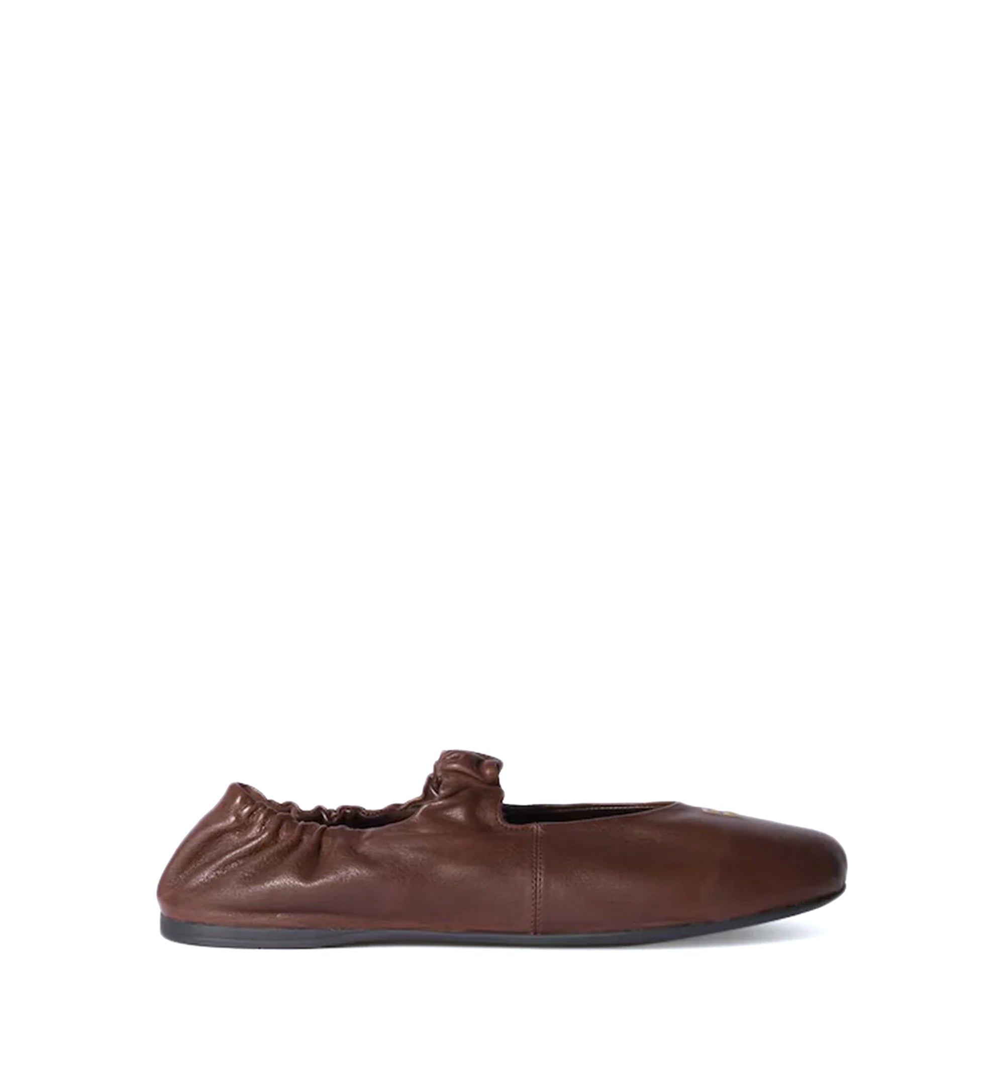 Ruches Nappa Leather Ballerinas