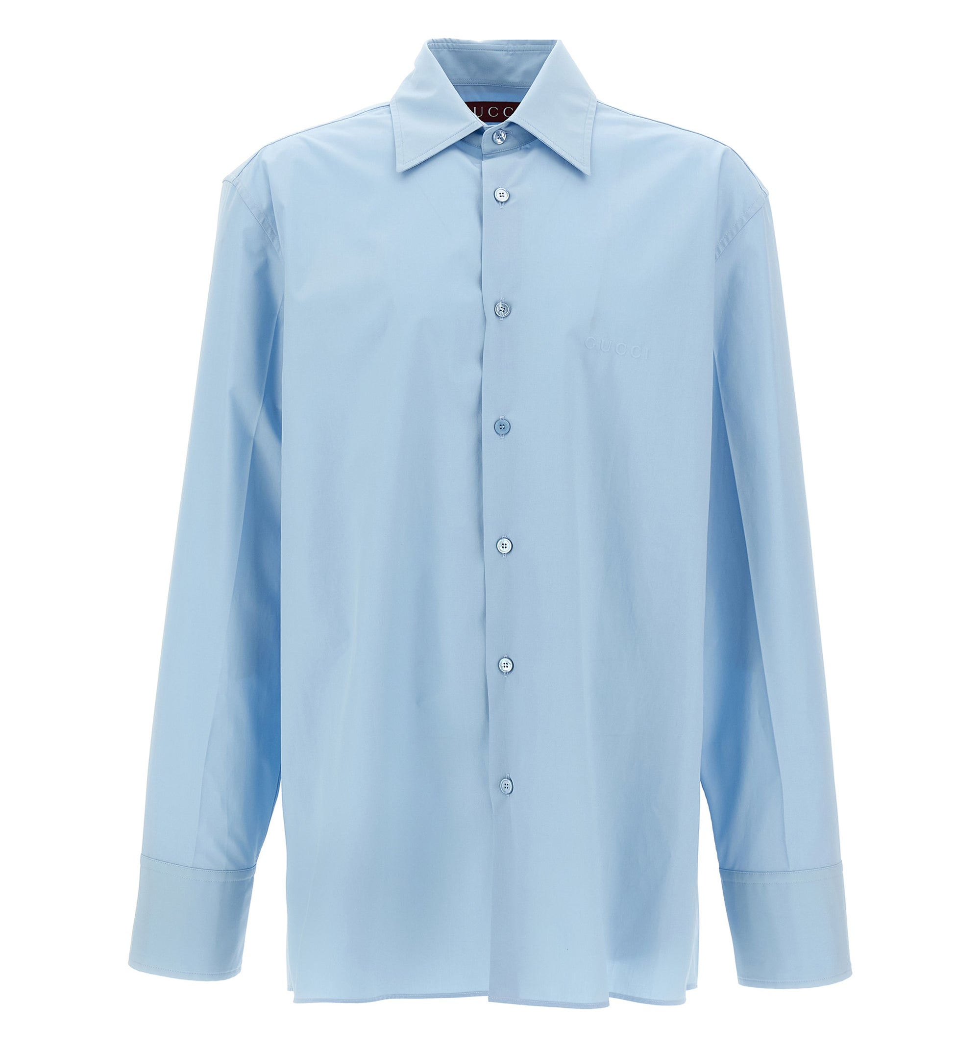 Light Blue Poplin Shirt