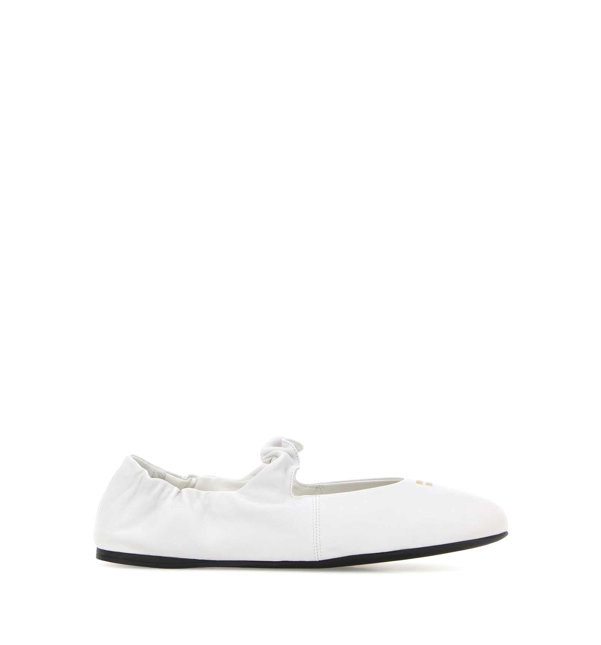 Ruché Nappa Leather Ballerinas