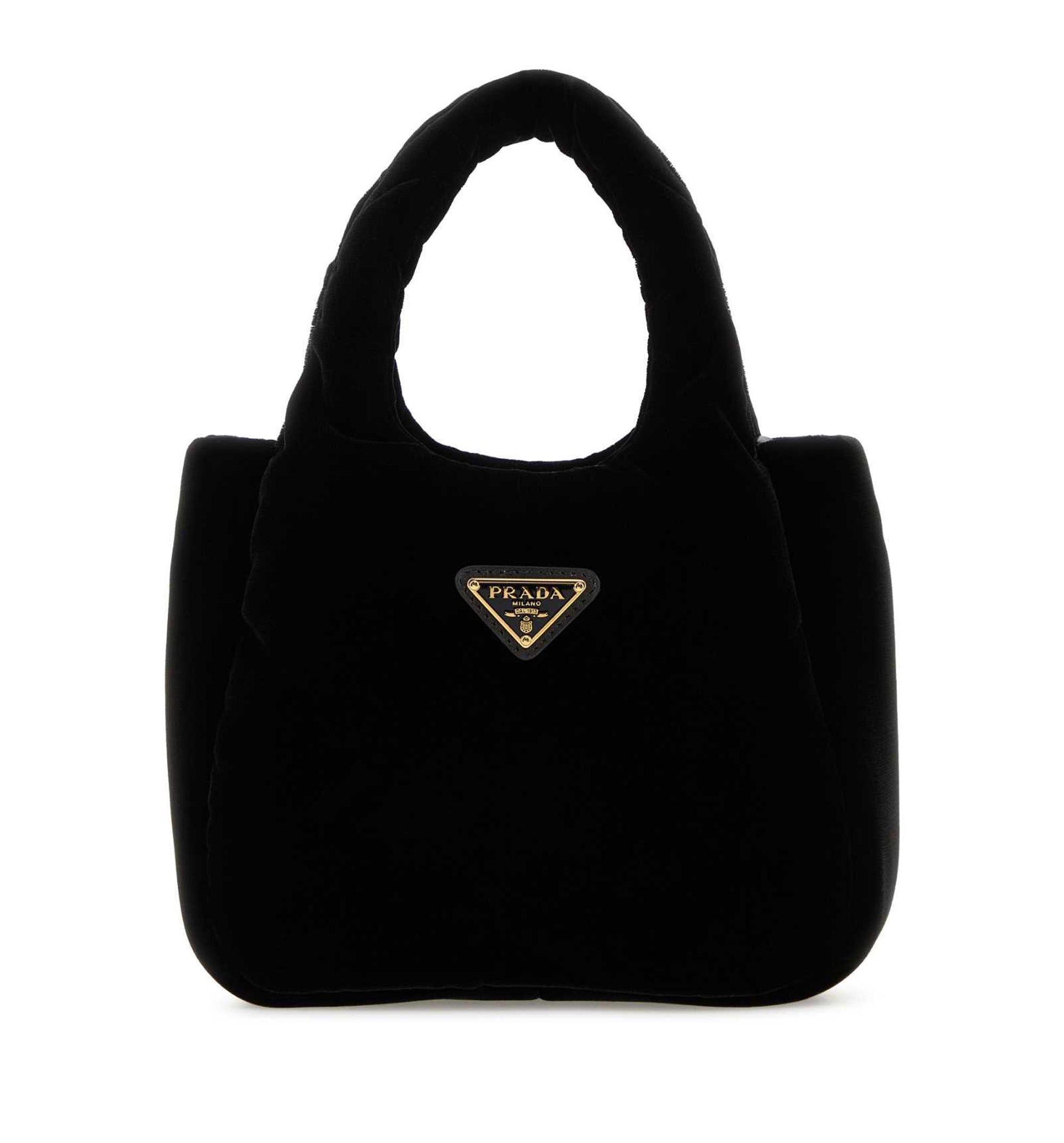Padded Velvet Mini Handbag