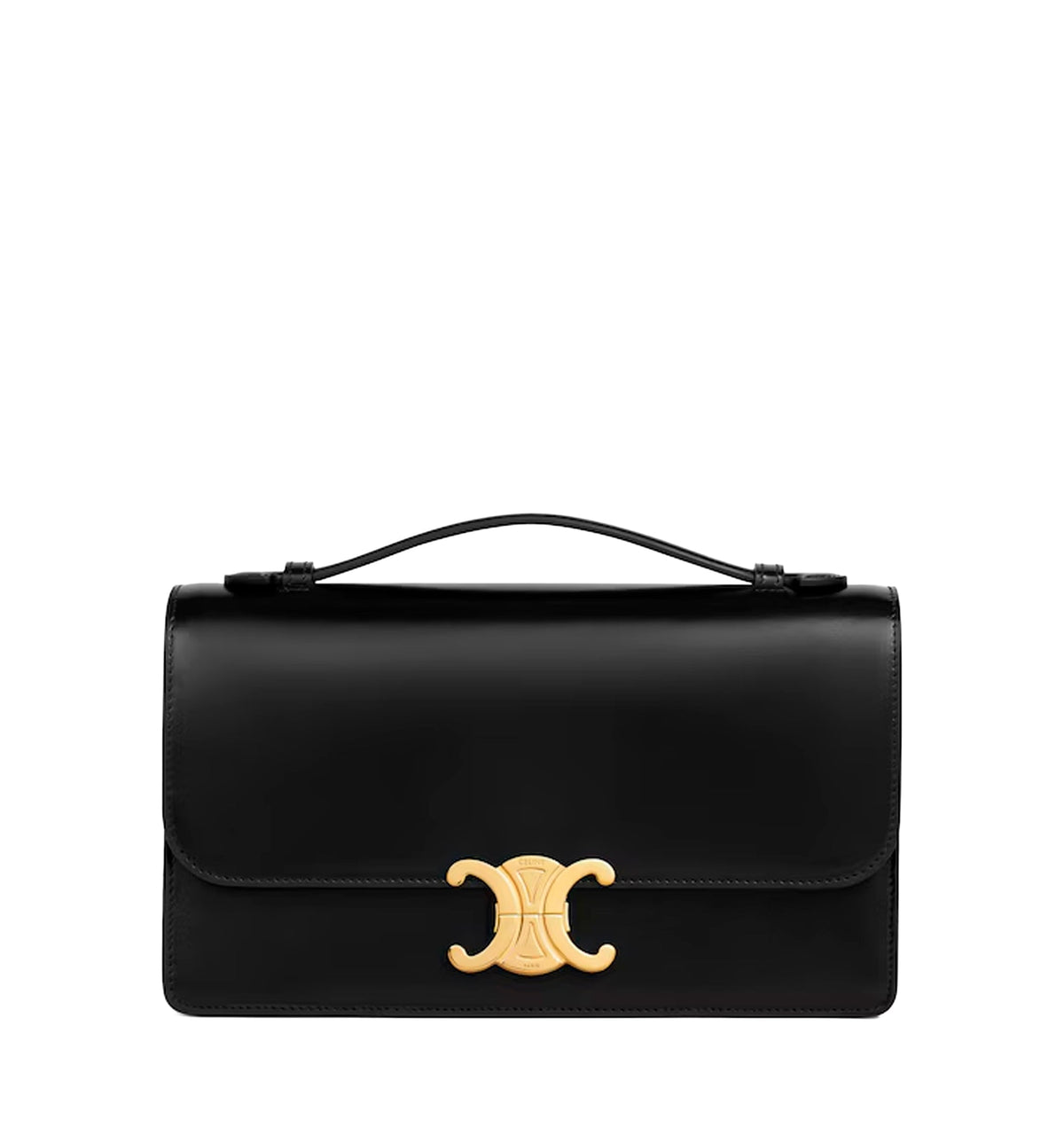 Medium Triomphe Folio In Shiny Calfskin