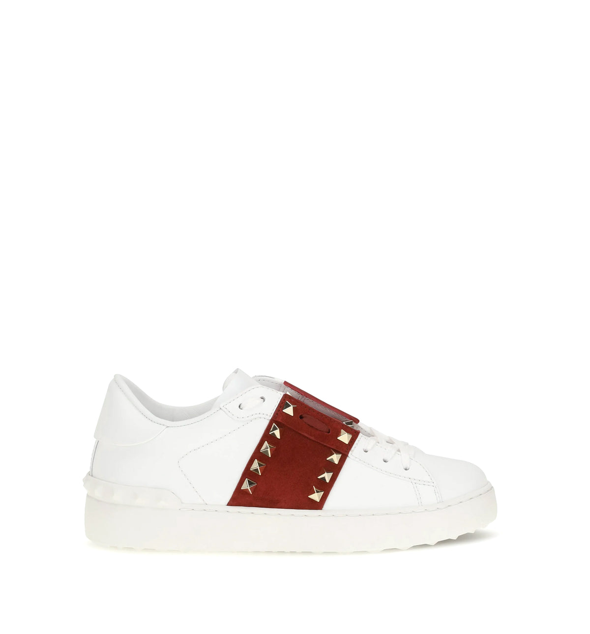 Rockstud Untitled Sneakers with suede band