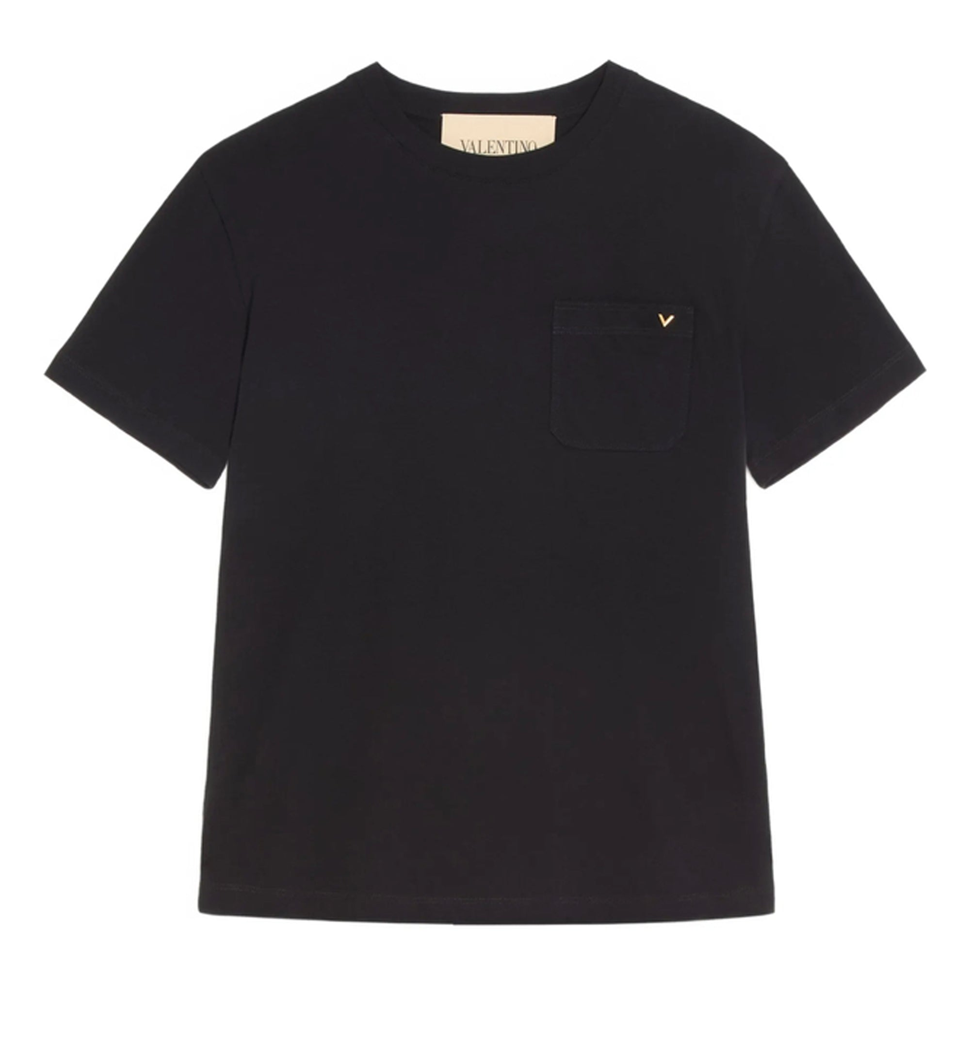 Valentino Cotton T-Shirt With VGold