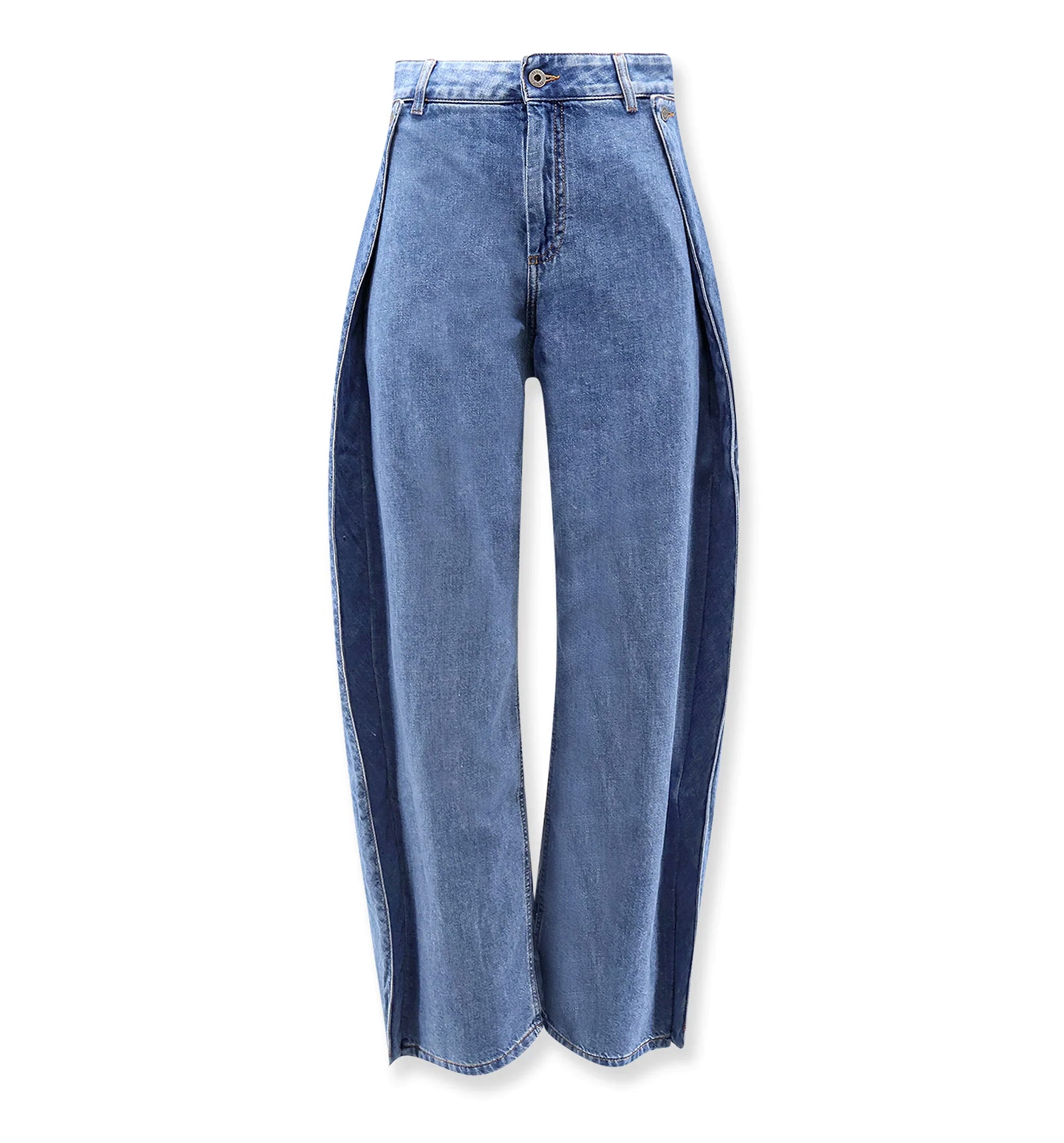 Blue denim jeans