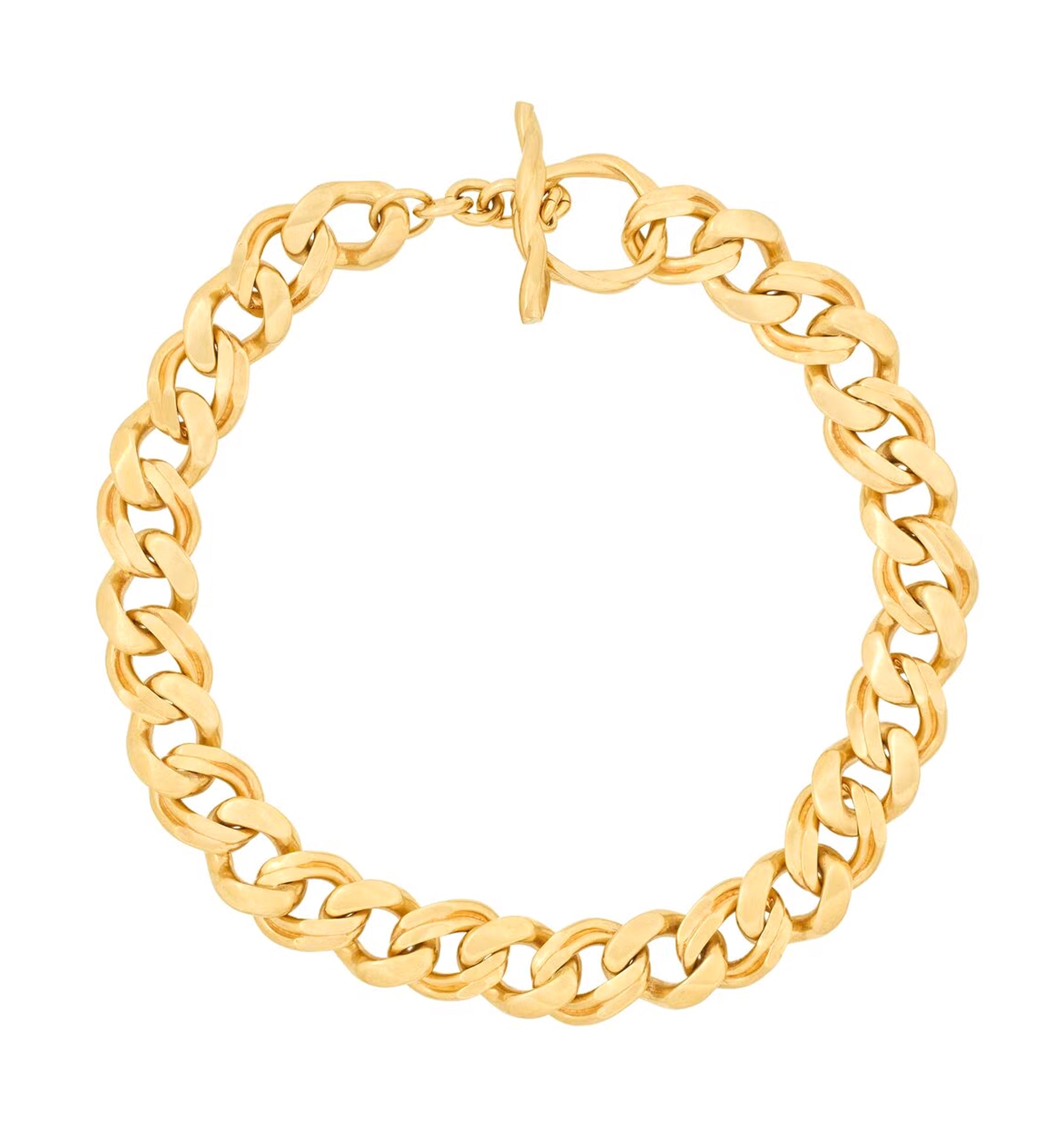 Metal choker necklace