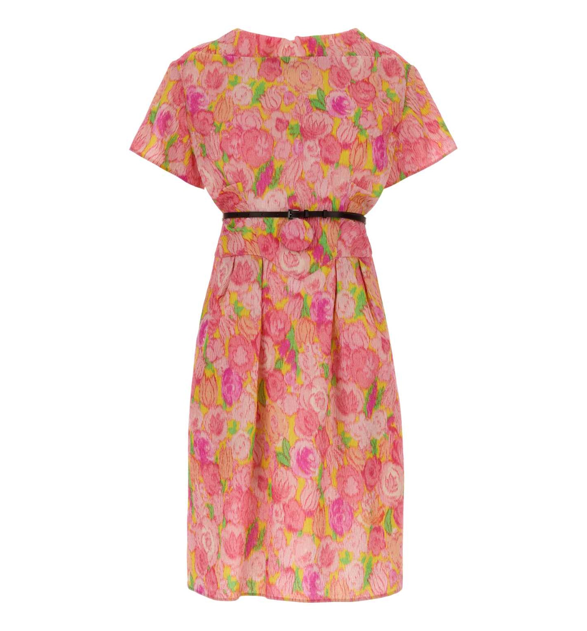 Floral Print Cloquet Dress