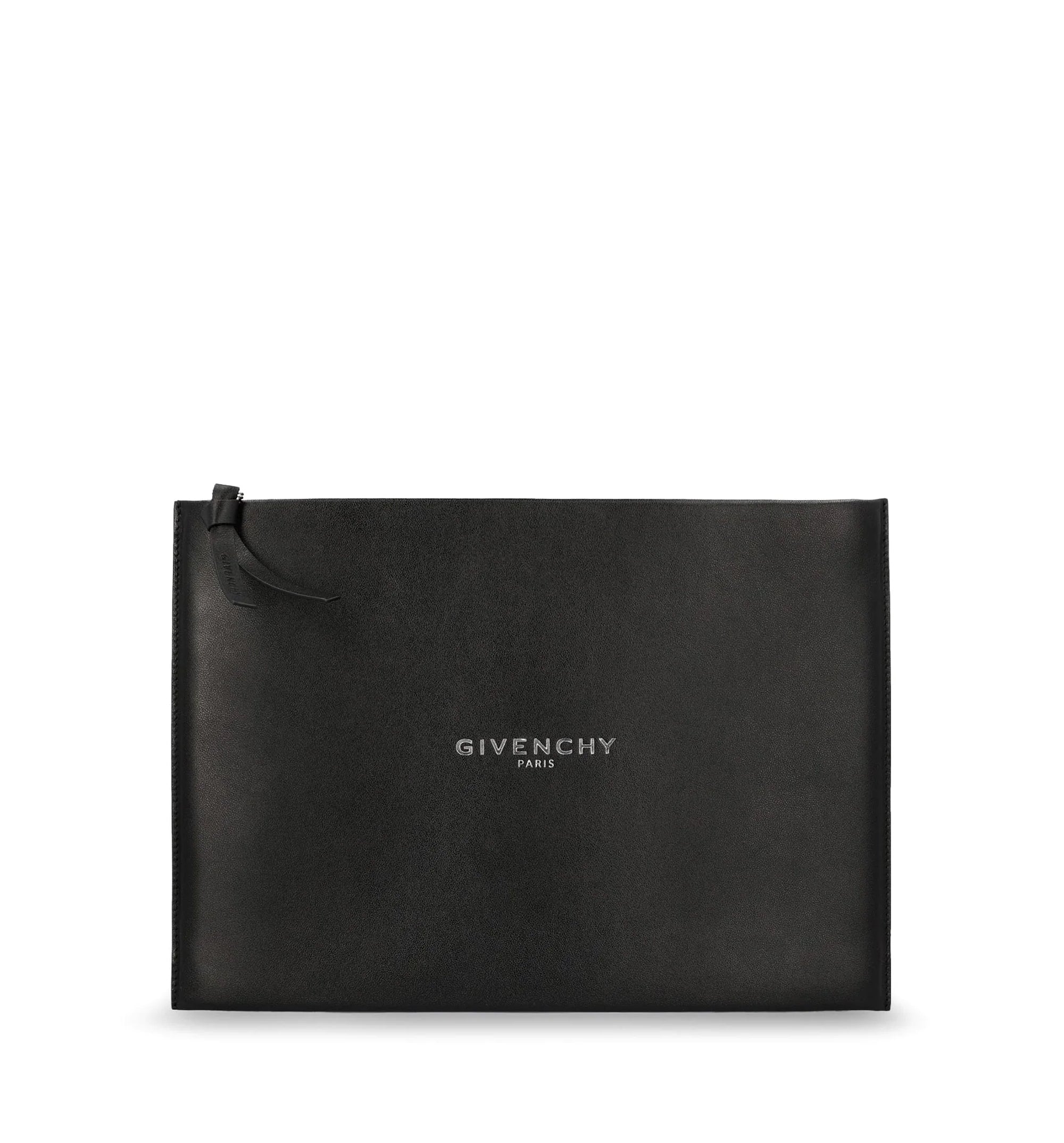 Antigona Stamped Large Pouch In Leather