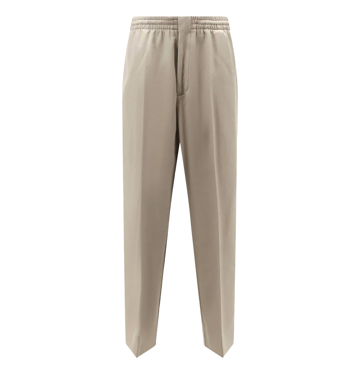 Light Wool Trousers with Drawstring