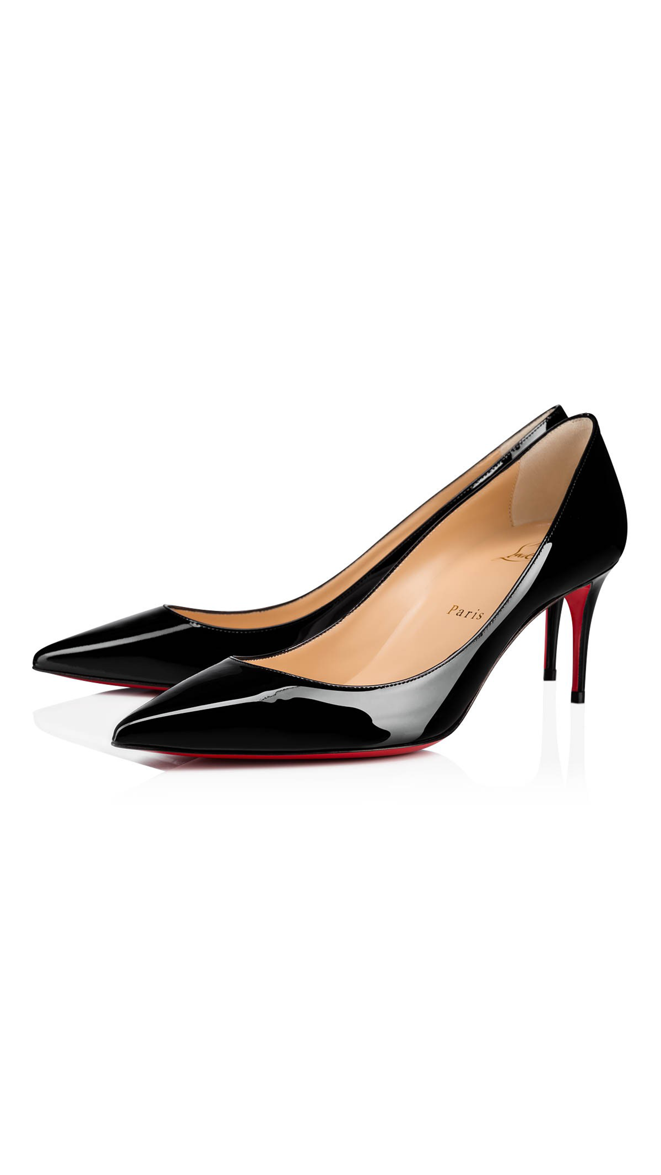 Kate Patent Leather Pumps - Black