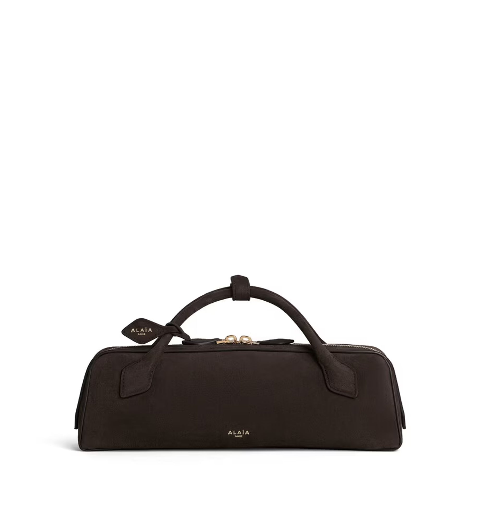 Le Teckel Clutch In Suede