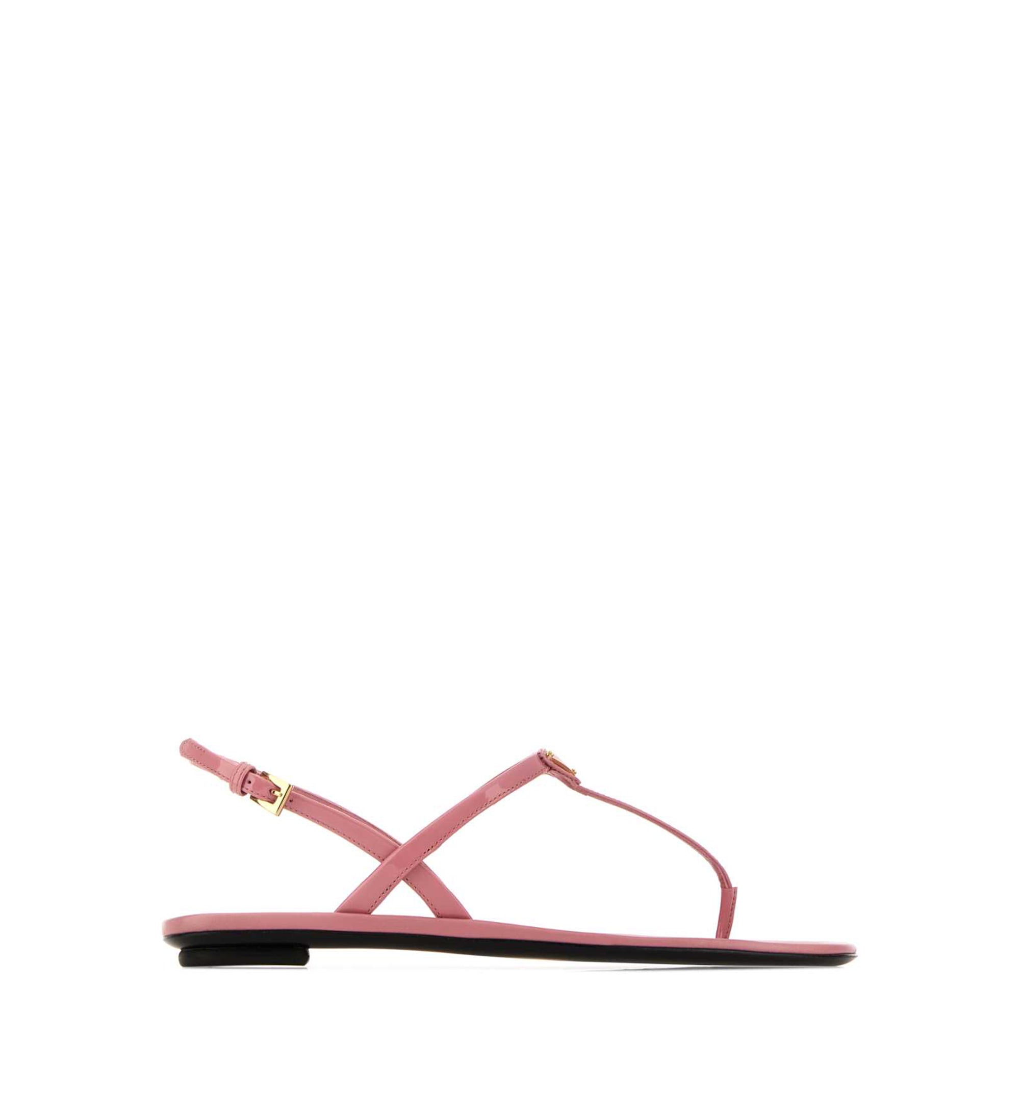 Patent Leather Thong Sandals