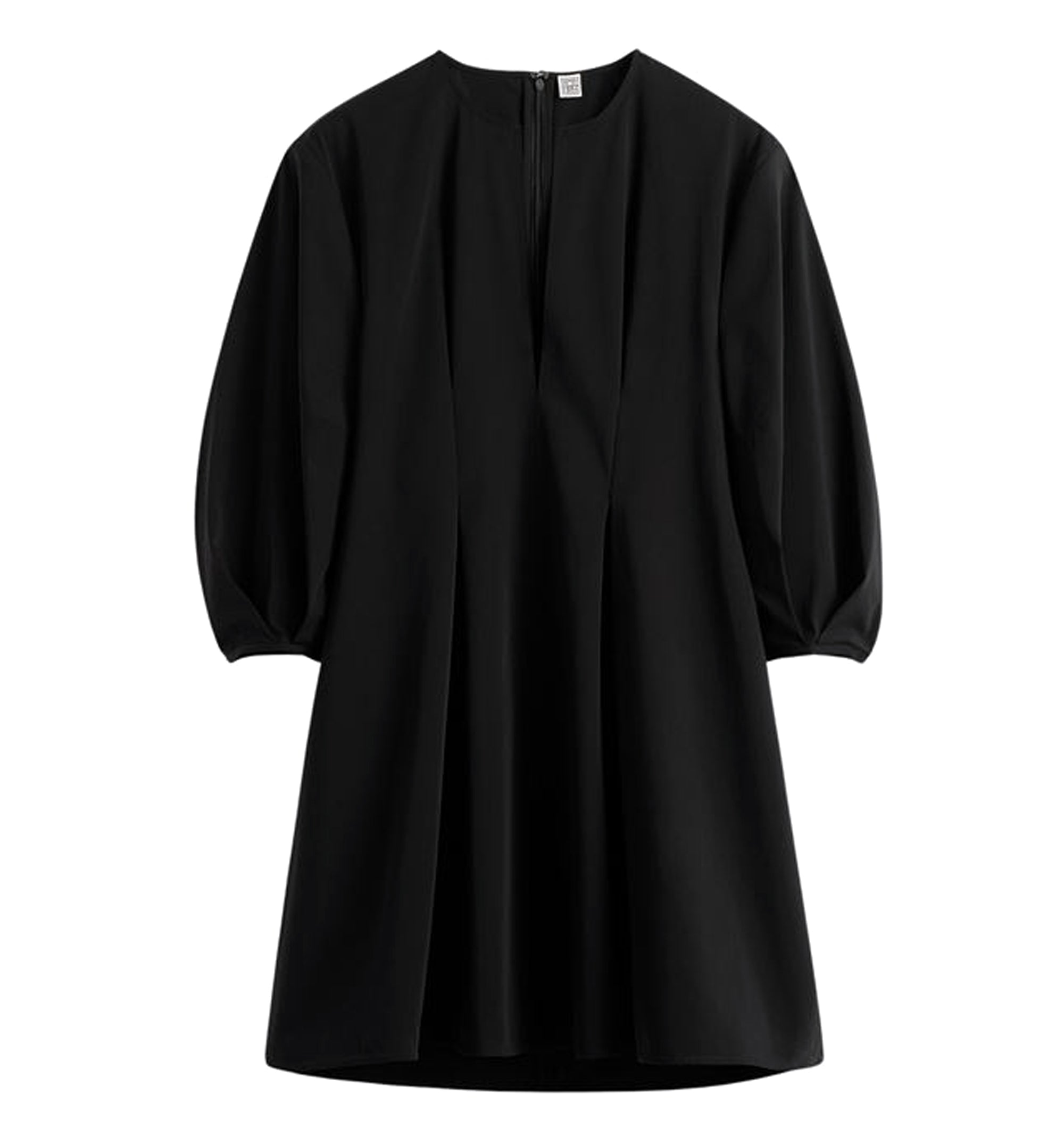 Balloon Sleeve Cotton Dress