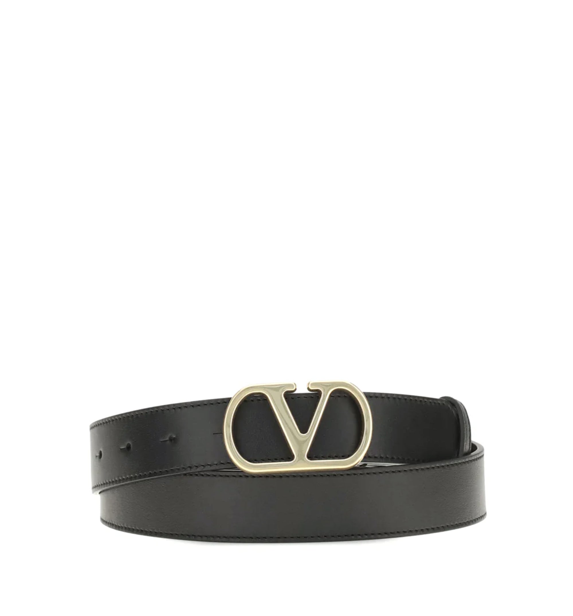 VLogo Signature Leather Belt