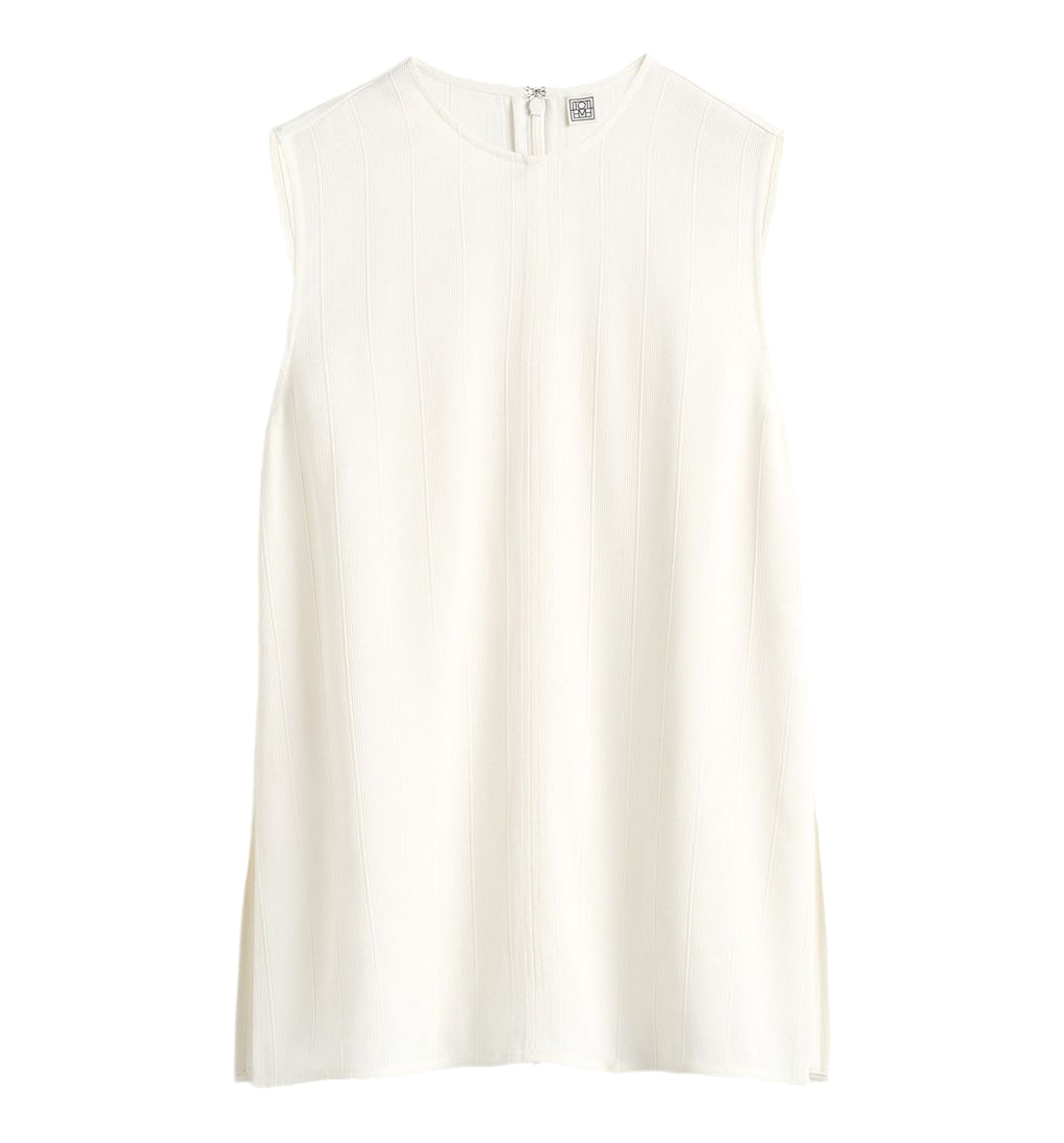 Ribbed Structured Sleeveless Top