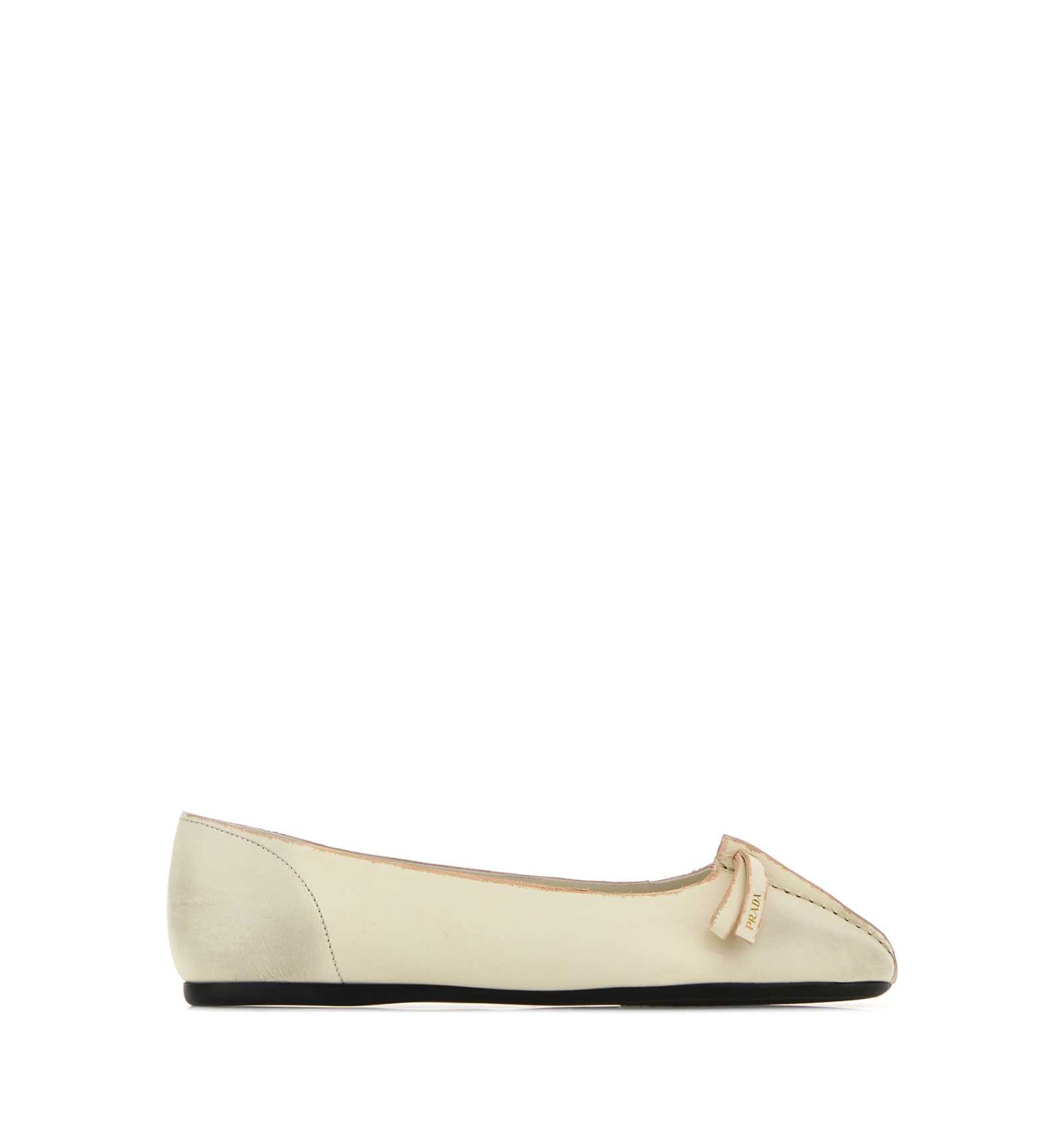 Antiqued Leather Ballerinas