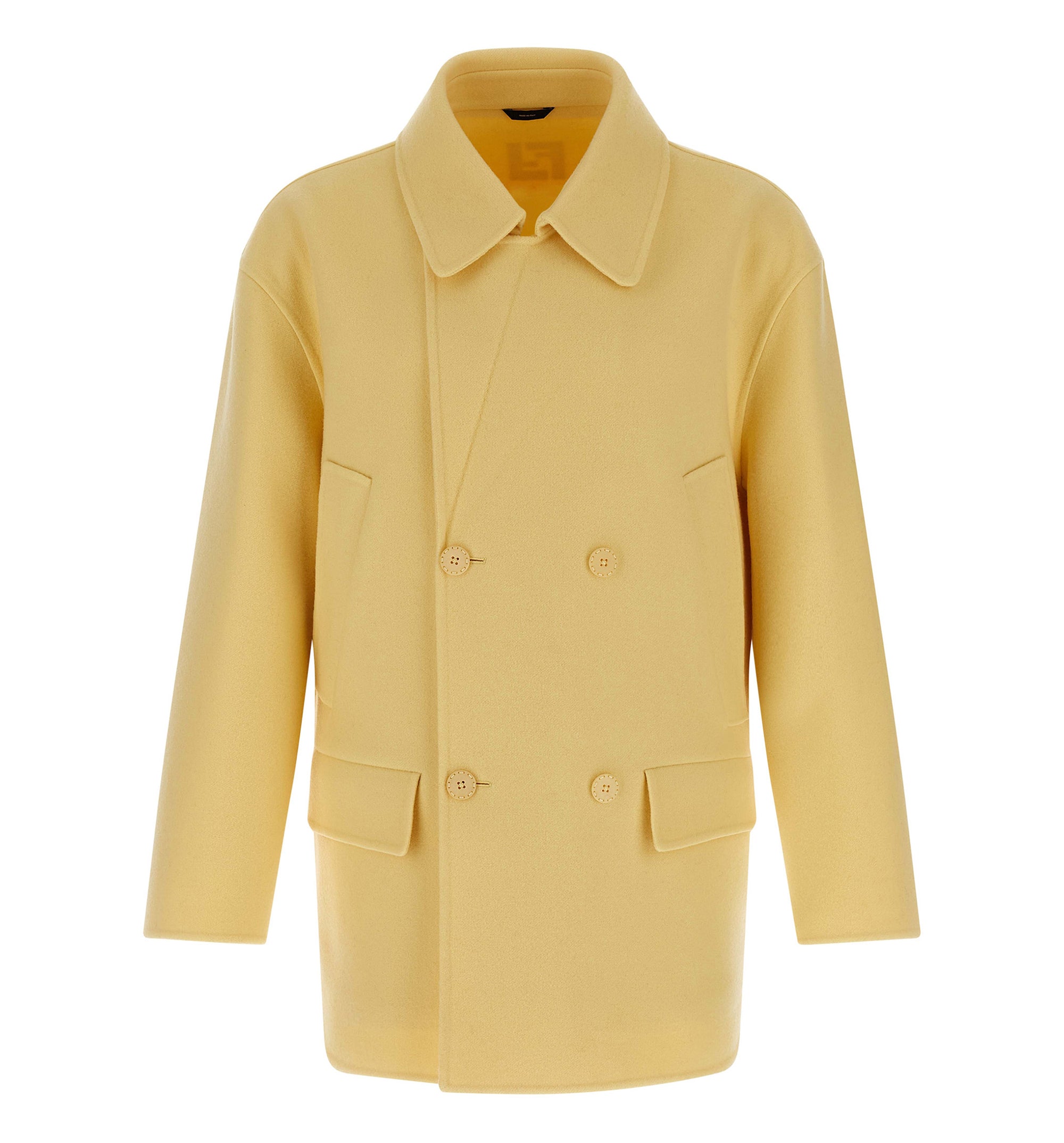 Double-Breasted Wool Pea Coat