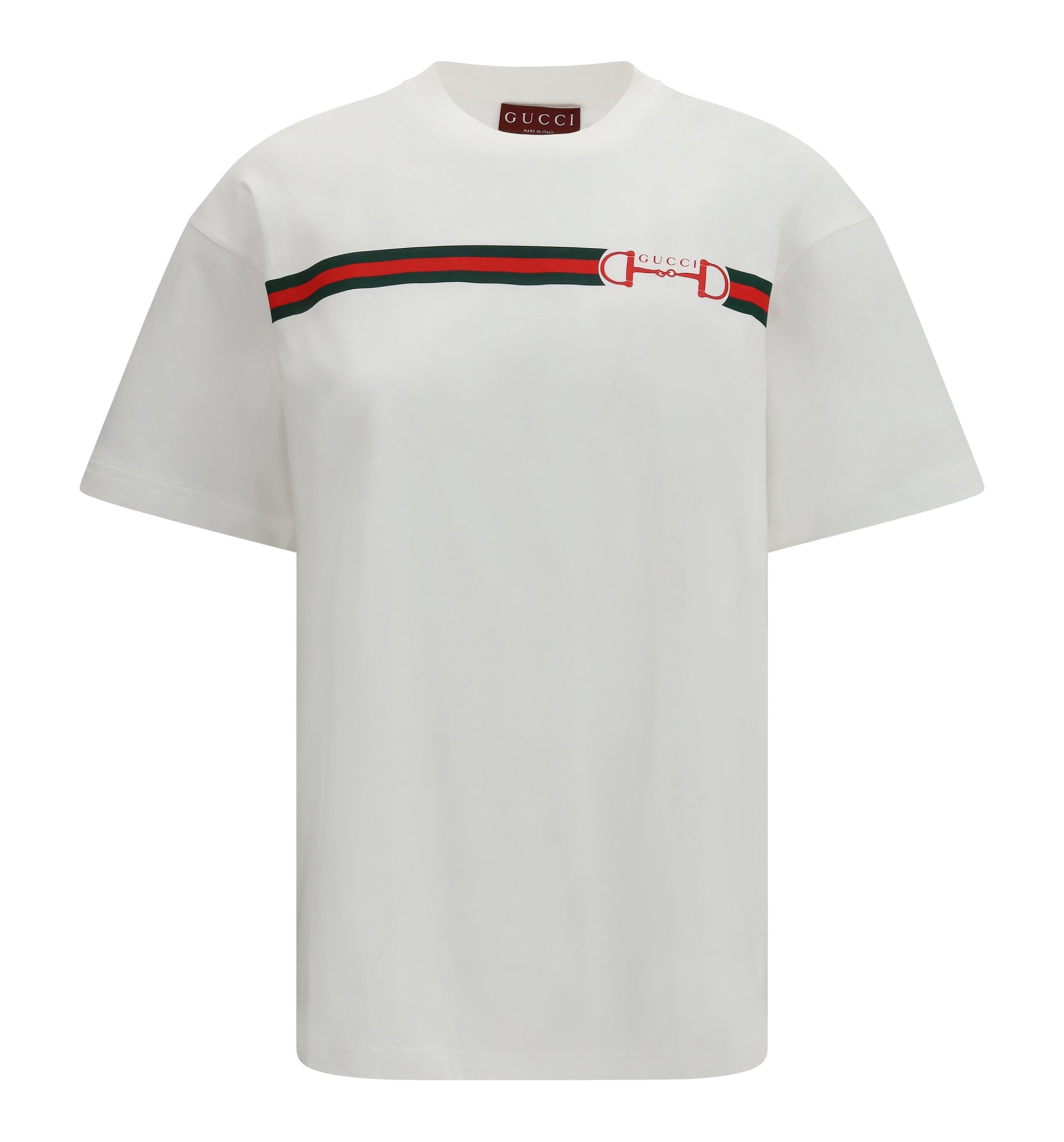 Cotton Jersey T-Shirt With Print