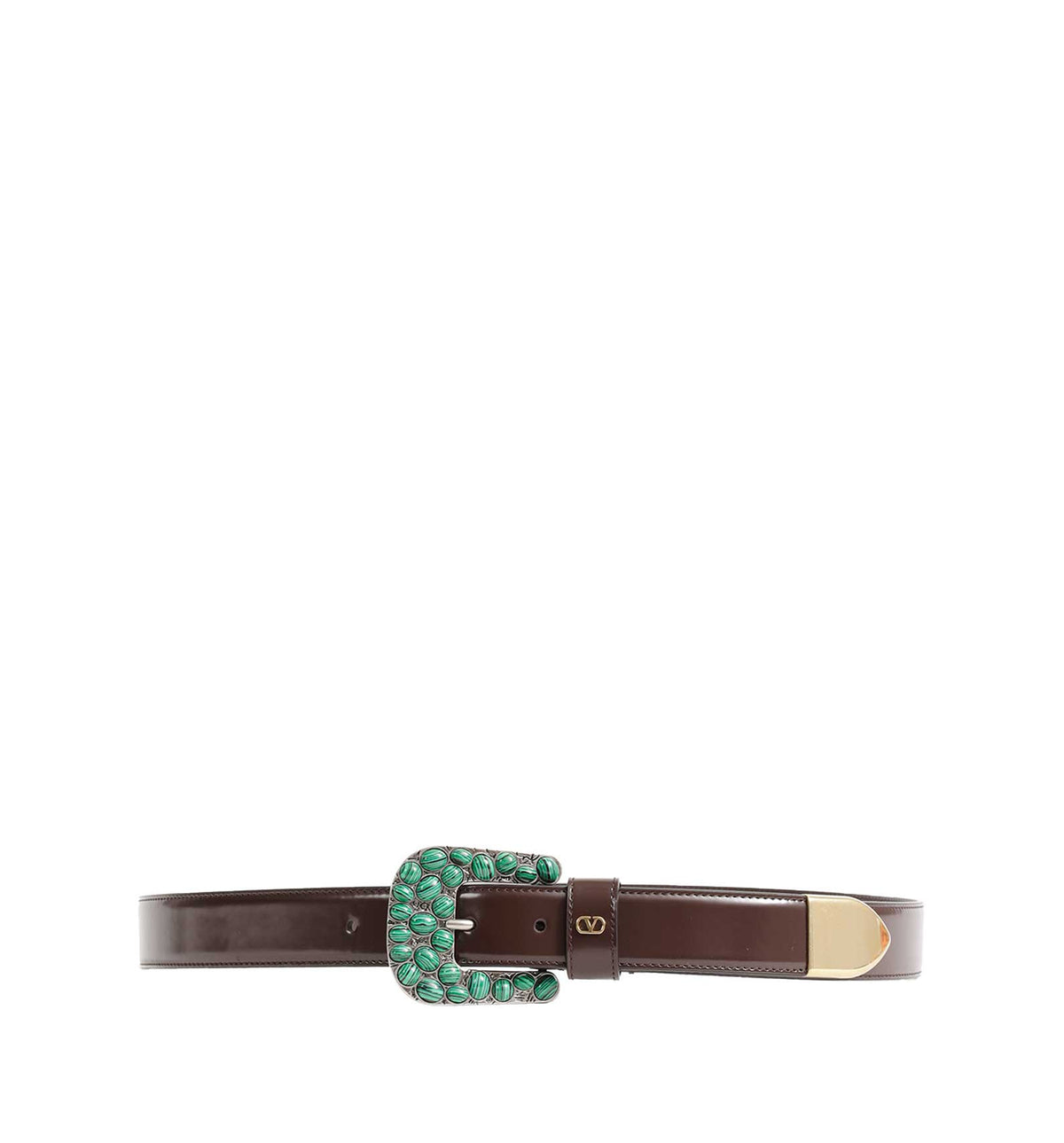 Black VLogo Signature belt